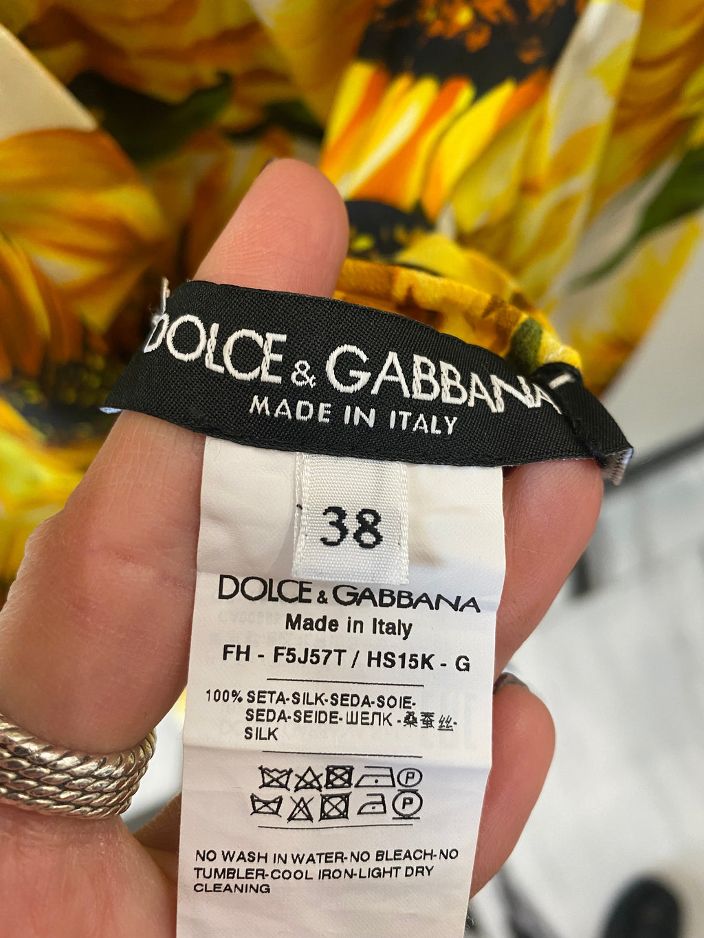DOLCE & GABBANA SUNFLOWER SHIRT