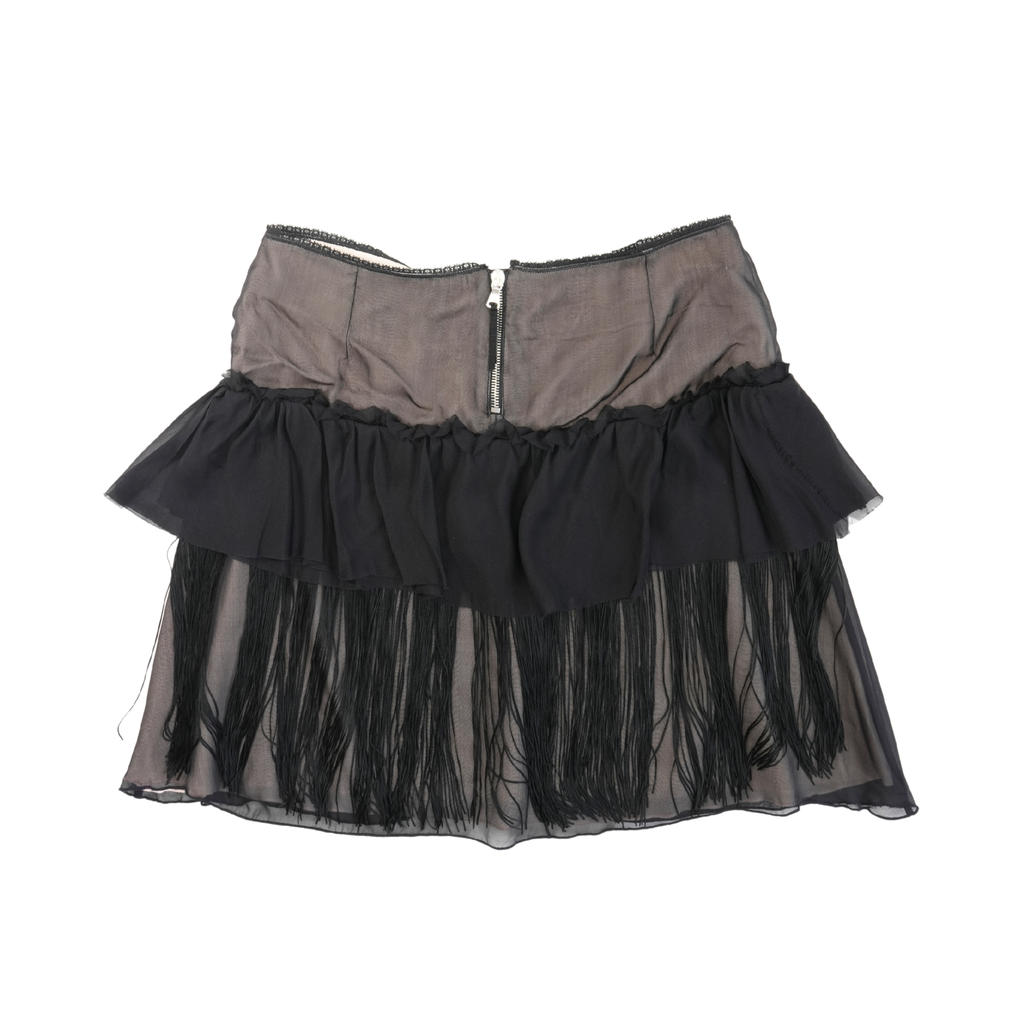 D&G Fringe Cocktail Skirt - Women's 42