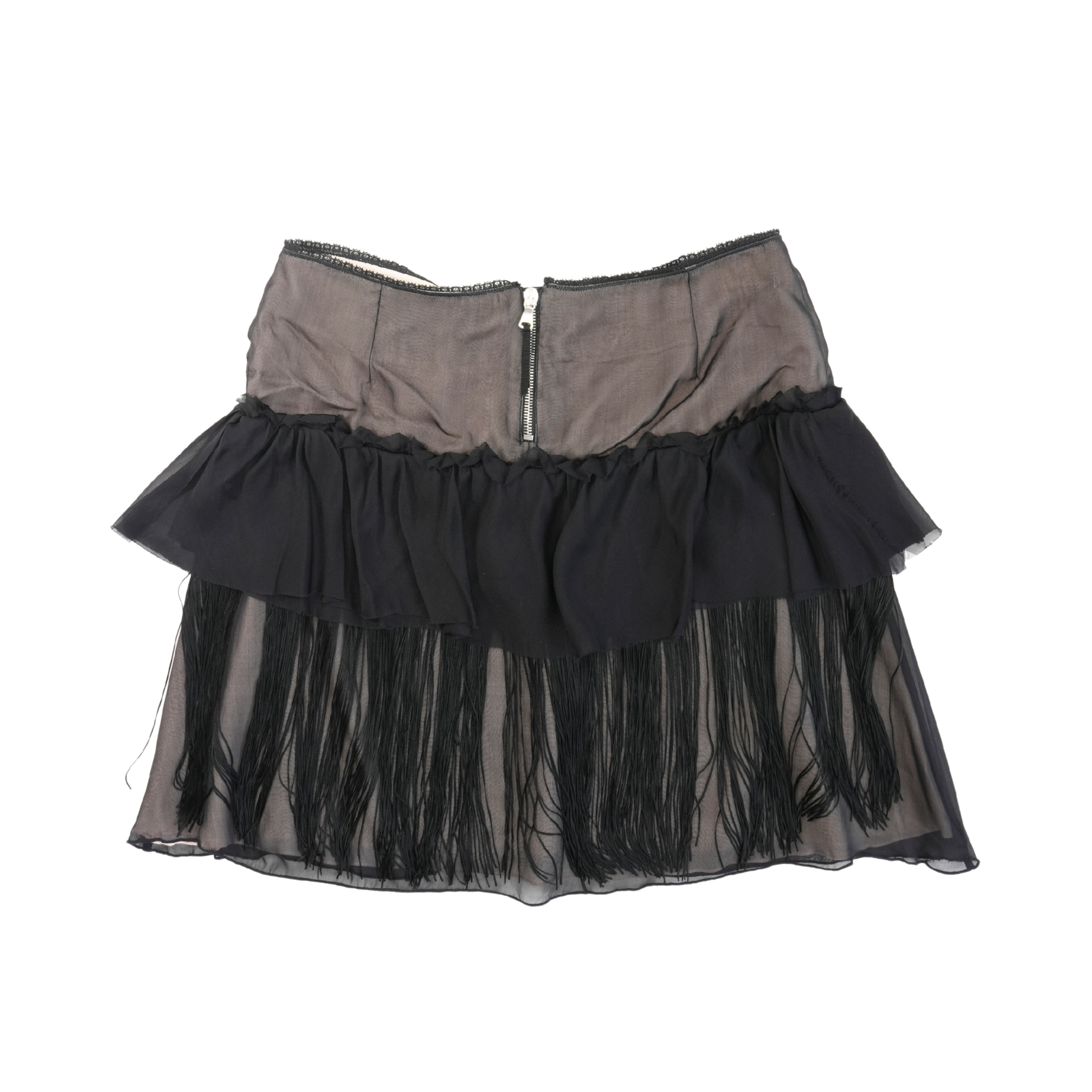 D&G Fringe Cocktail Skirt - Women's 42