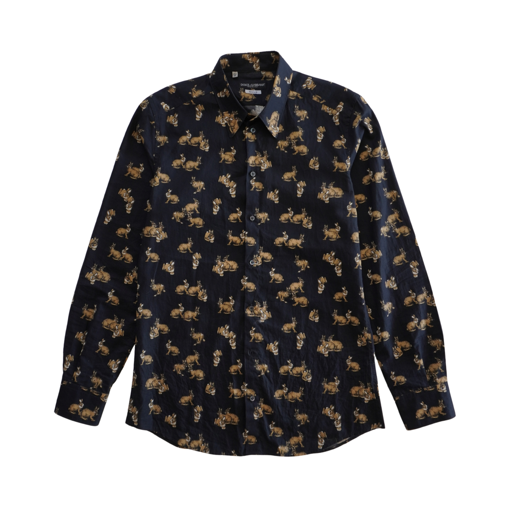 Dolce & Gabbana Rabbit Button-Down - Men's 40