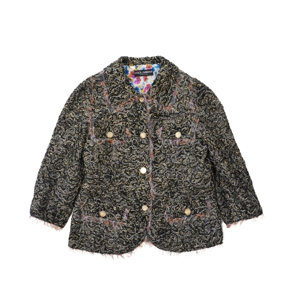 Dolce & Gabbana Lace Tweed Jacket - Women's 44