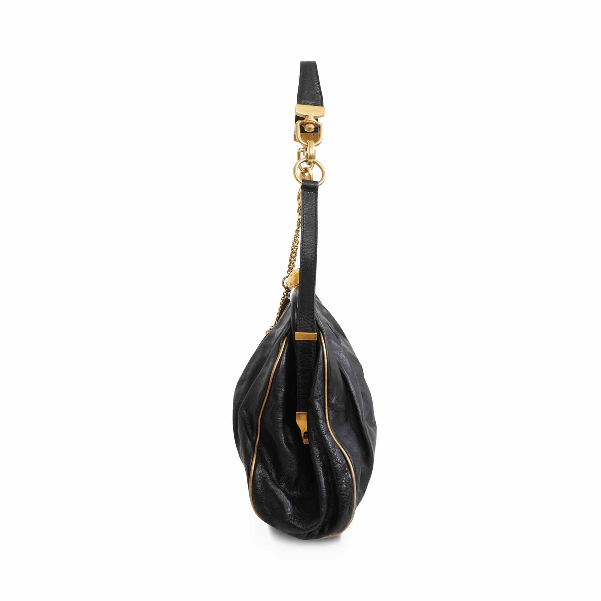 Dolce & Gabbana Kiss Lock Shoulder Bag