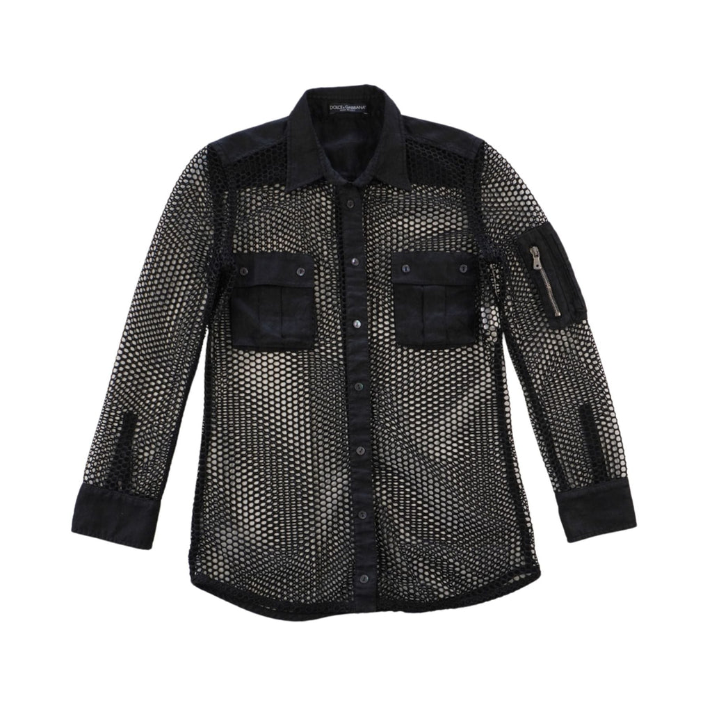 Dolce & Gabbana Mesh Shirt - Men's 44
