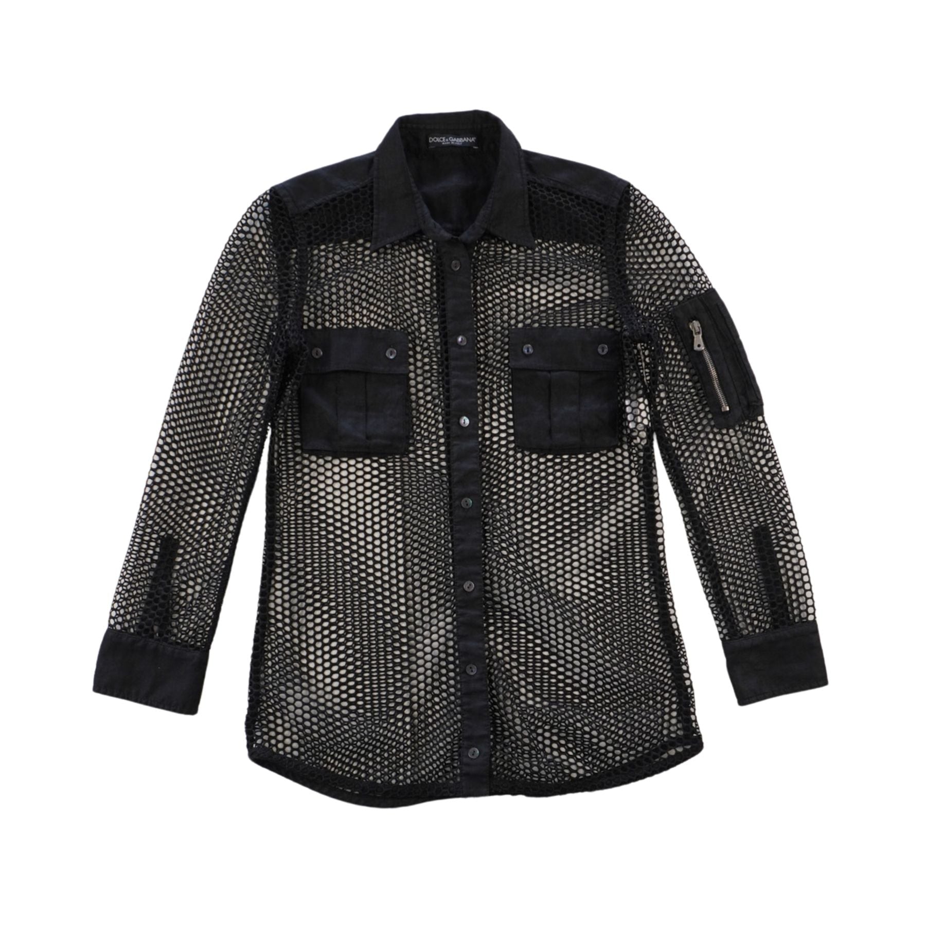 Dolce & Gabbana Mesh Shirt - Men's 44