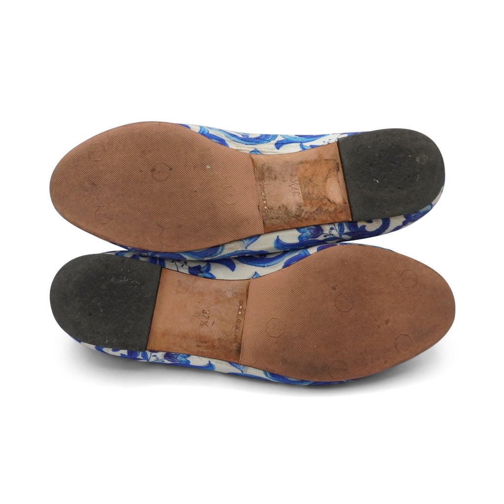 Dolce & Gabbana 'Majolica Tile' Flats - Women's 37.5