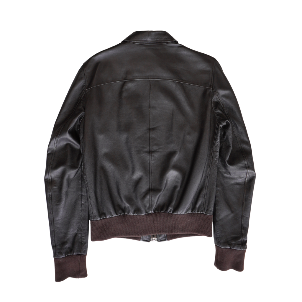Dolce & Gabbana Leather Jacket - Men's 50