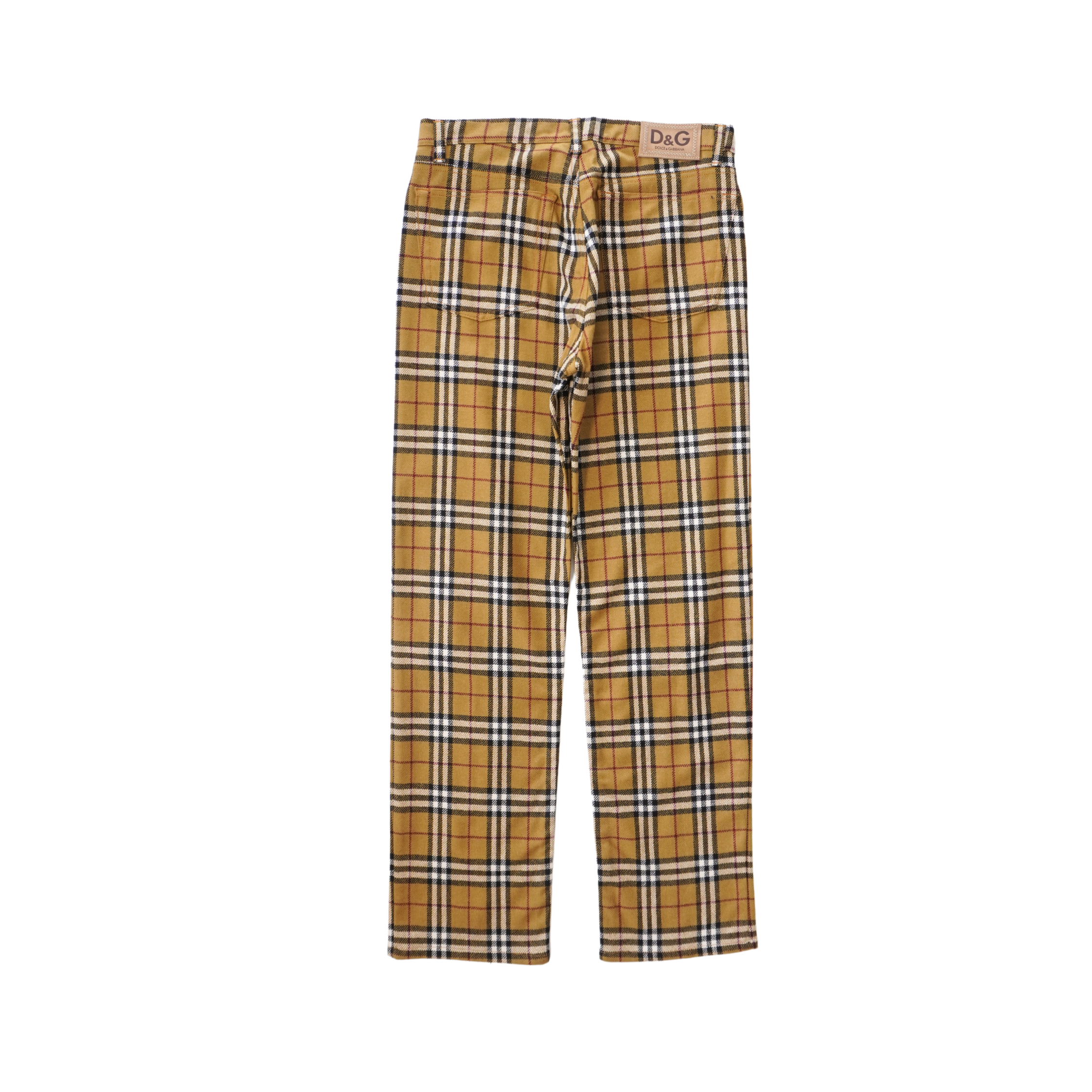 D&G Jeans Plaid Trousers - Men's 34