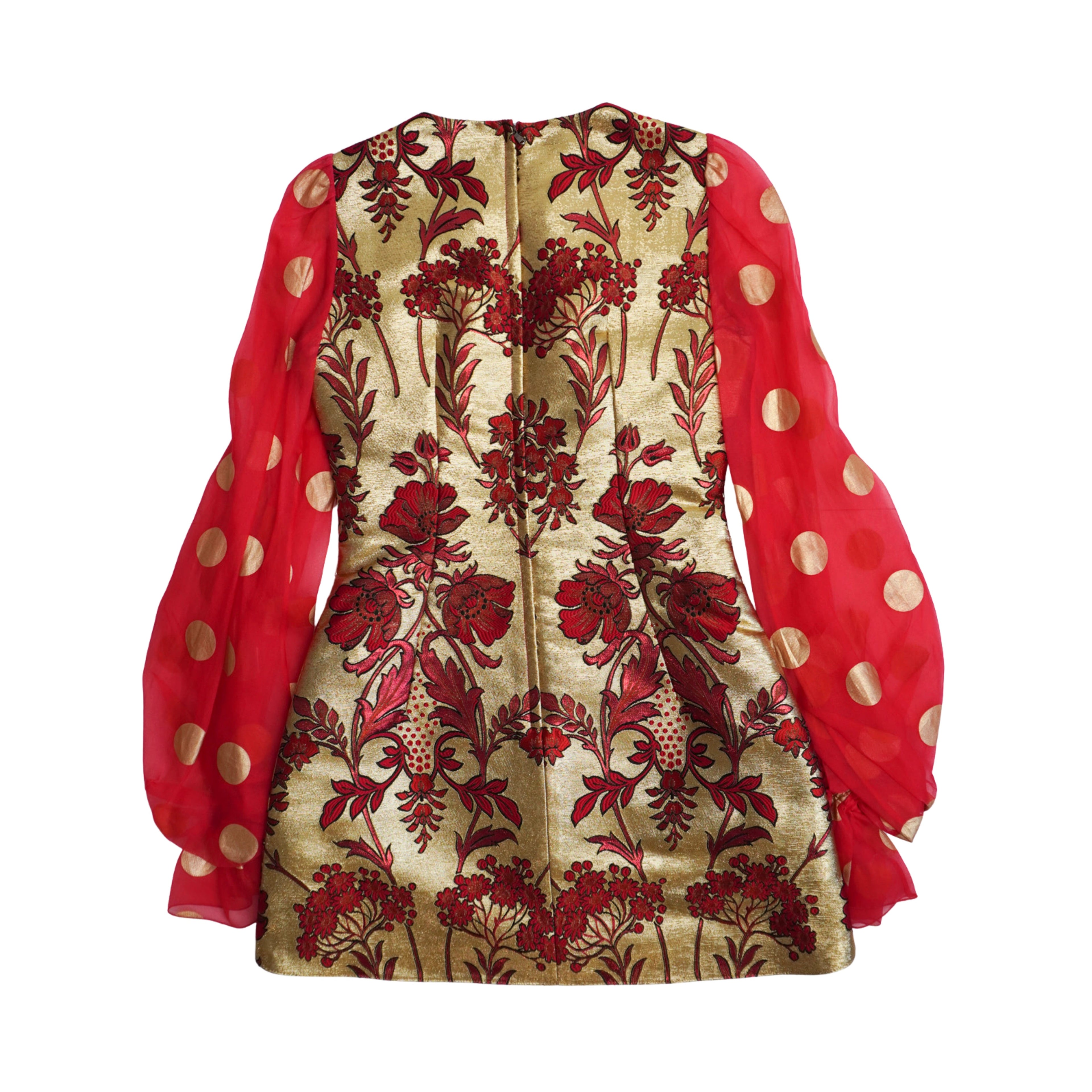 Dolce & Gabbana Metallic Jacquard Dress - Women's 38
