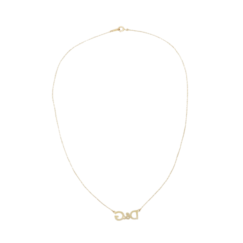 Dolce & Gabbana 'D&G' Logo Necklace