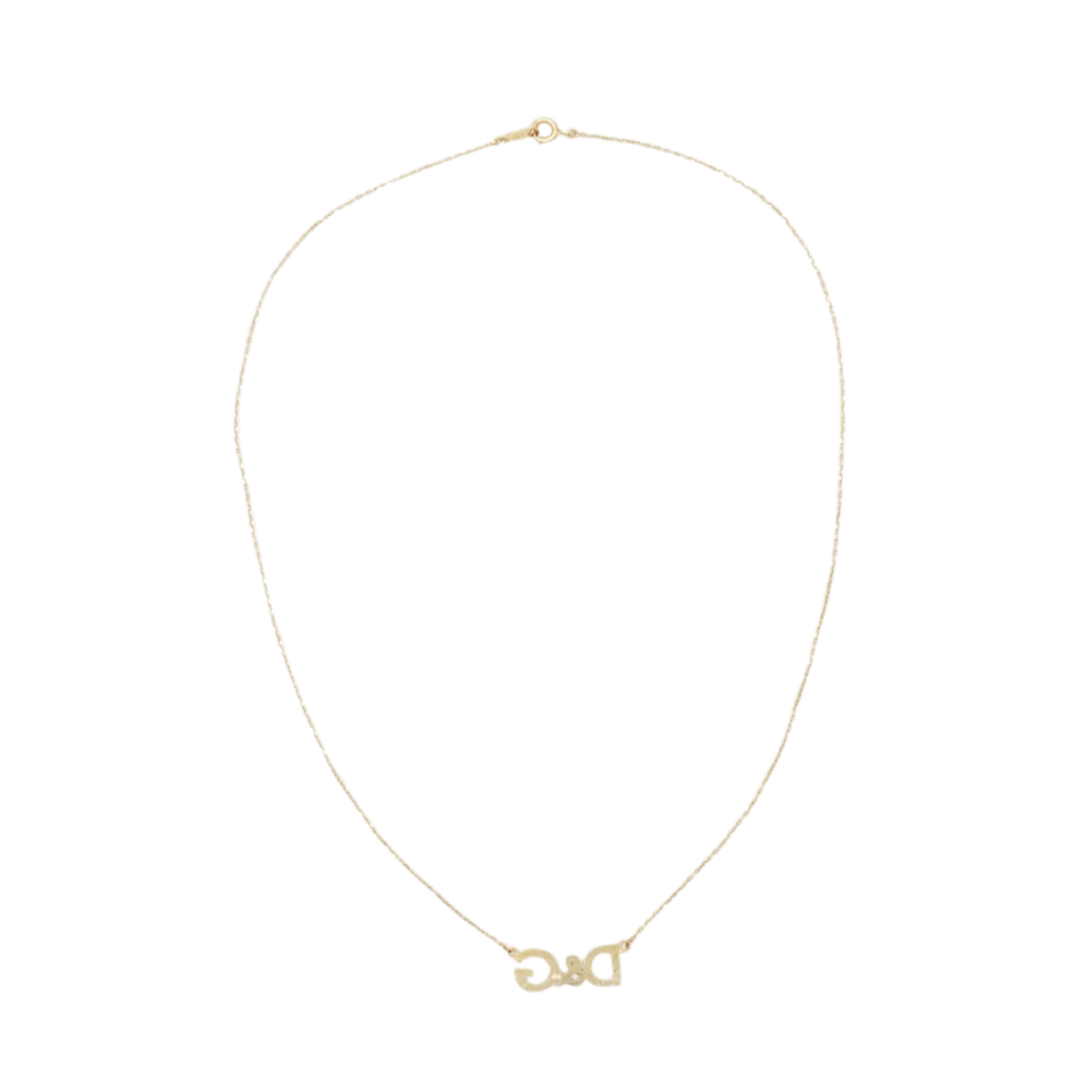 Dolce & Gabbana 'D&G' Logo Necklace