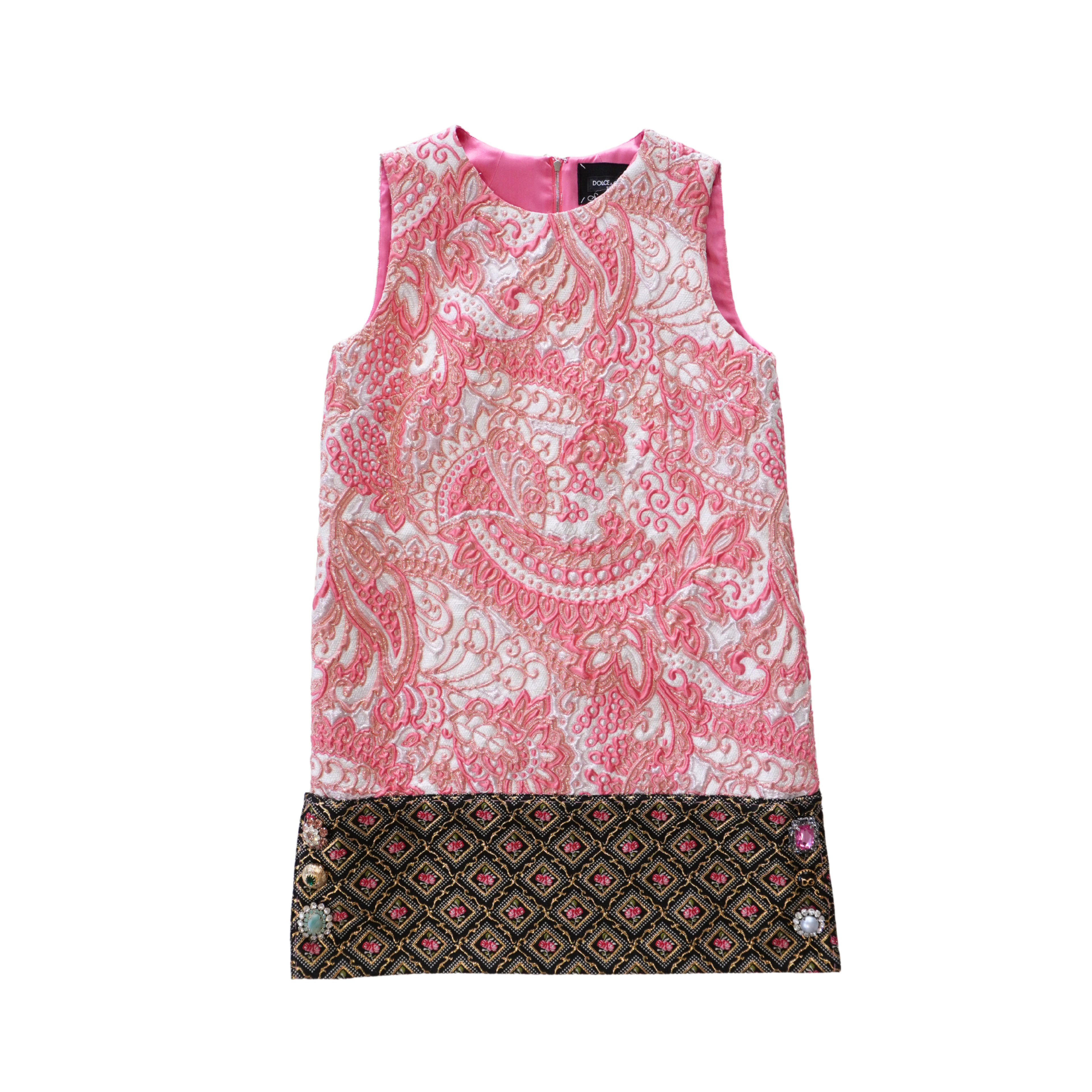 Dolce & Gabbana Brocade Shift Dress - Women's 42
