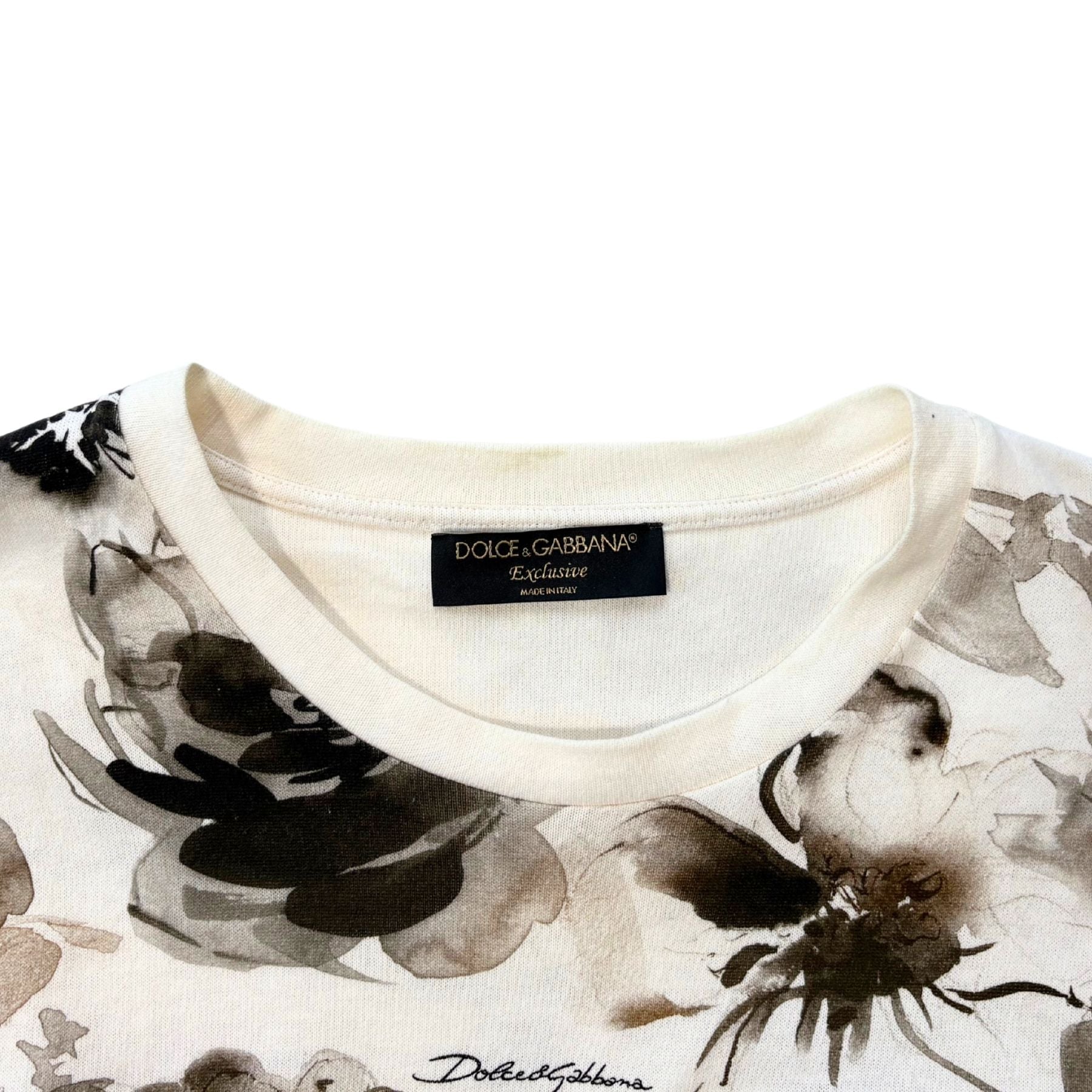 Dolce & Gabbana Floral T-Shirt - Men's 50