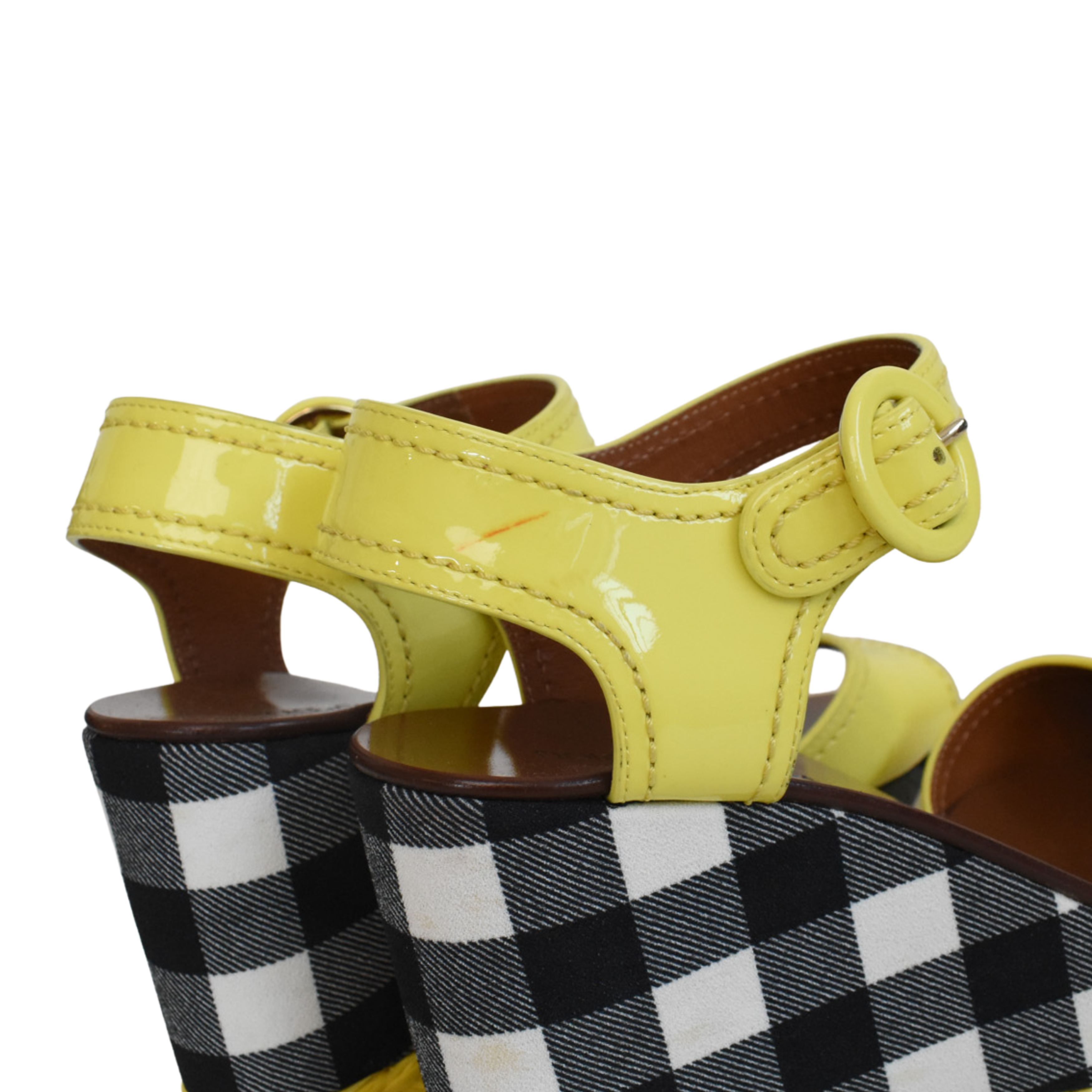 Dolce & Gabbana Checkered Wedges - Women's 37