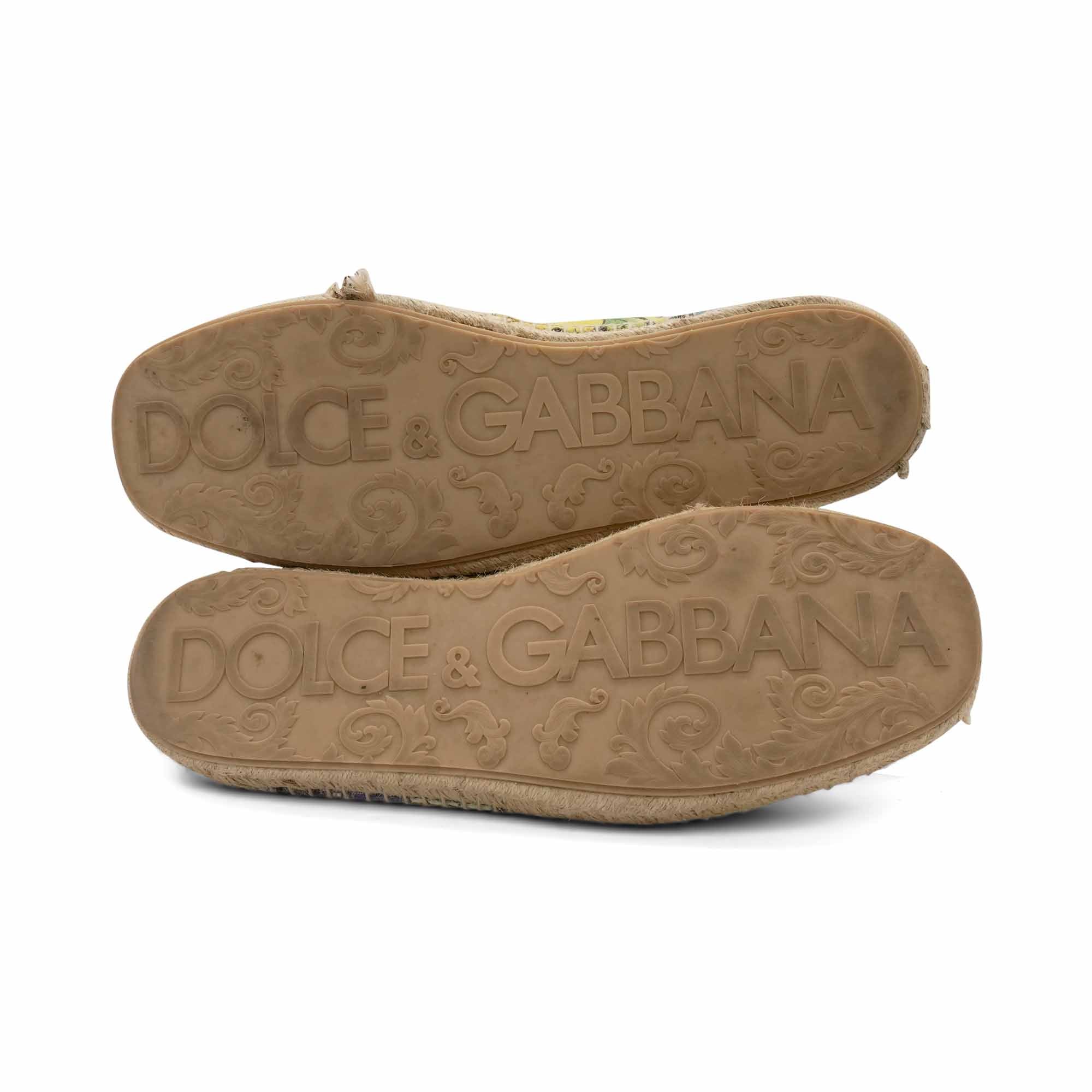 Dolce & Gabbana 'Lemon' Espadrilles - Men's 46