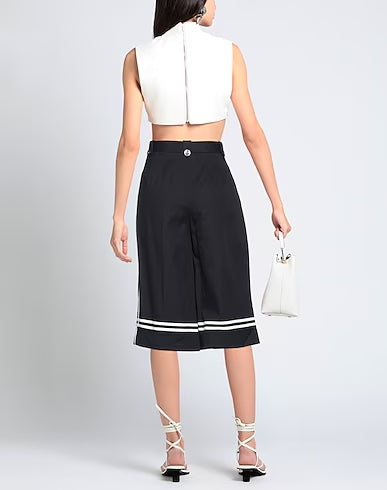 DOLCE & GABBANA EMBELLISHED PALAZZO WIDE PANTS