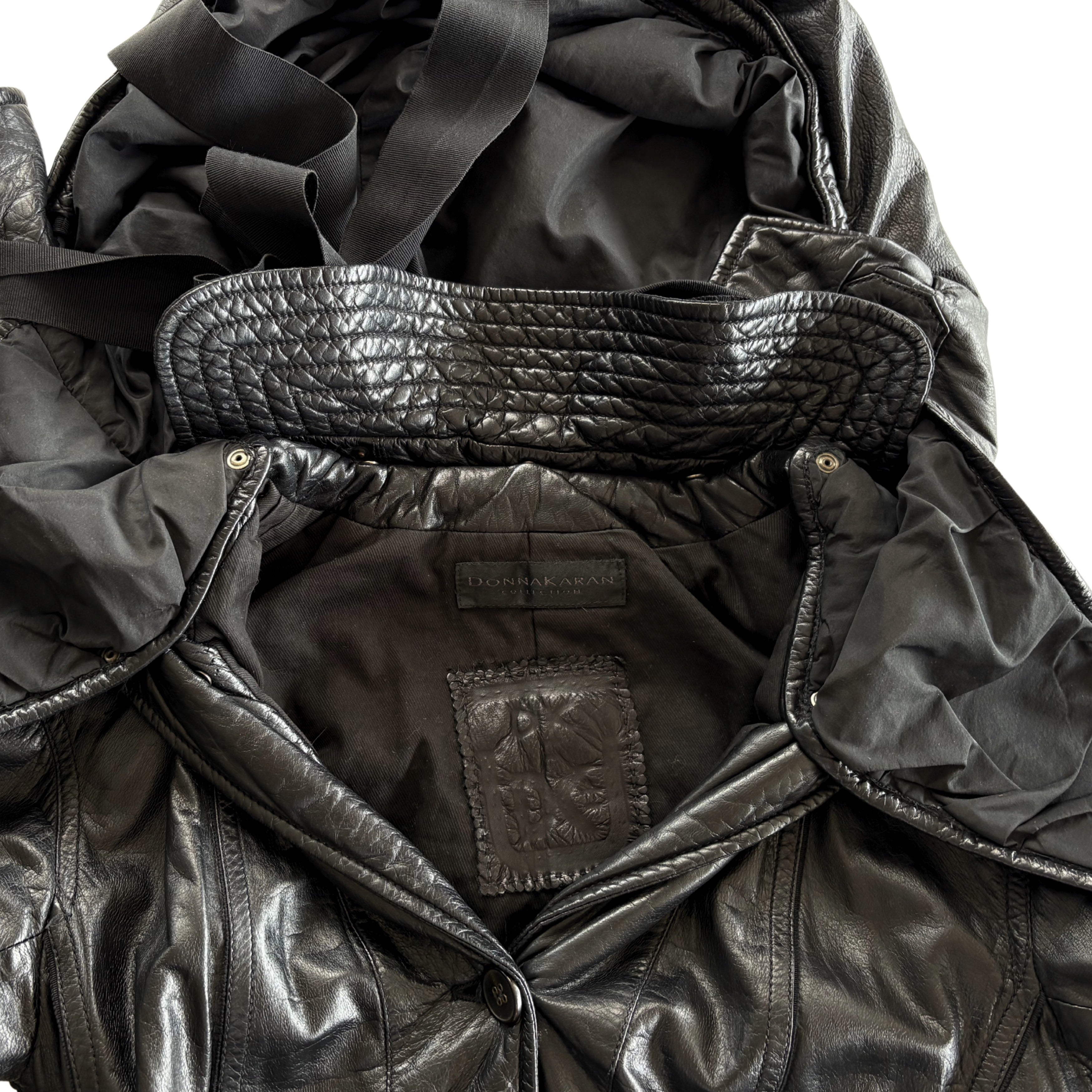 Donna Karen Leather Jacket - Women's 6