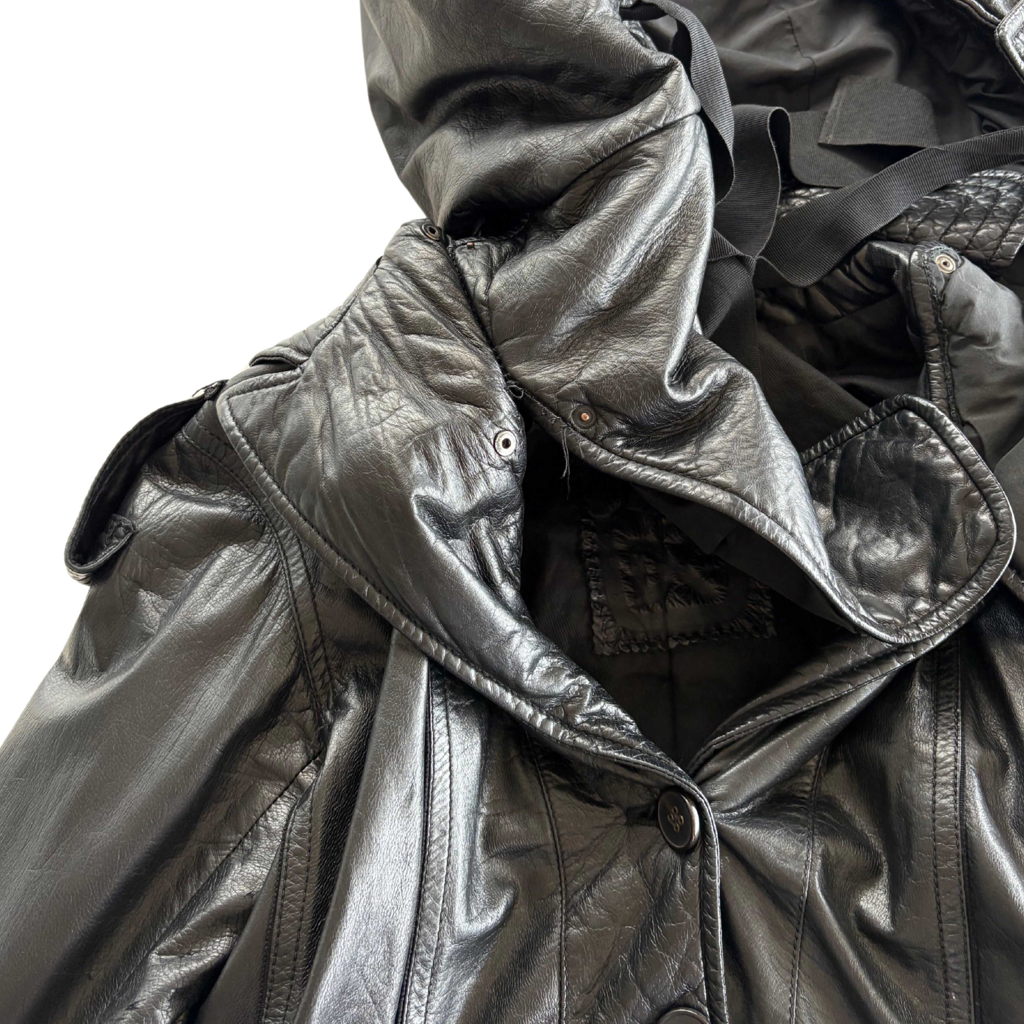 Donna Karen Leather Jacket - Women's 6