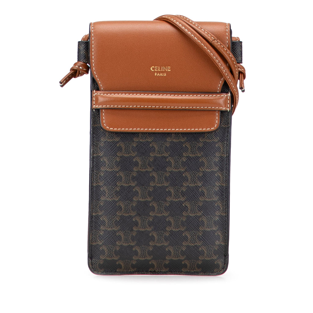Triomphe Shoulder Bag Triomphe Coated Canvas Mini