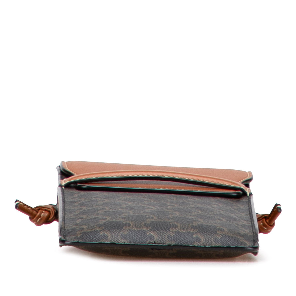Triomphe Shoulder Bag Triomphe Coated Canvas Mini