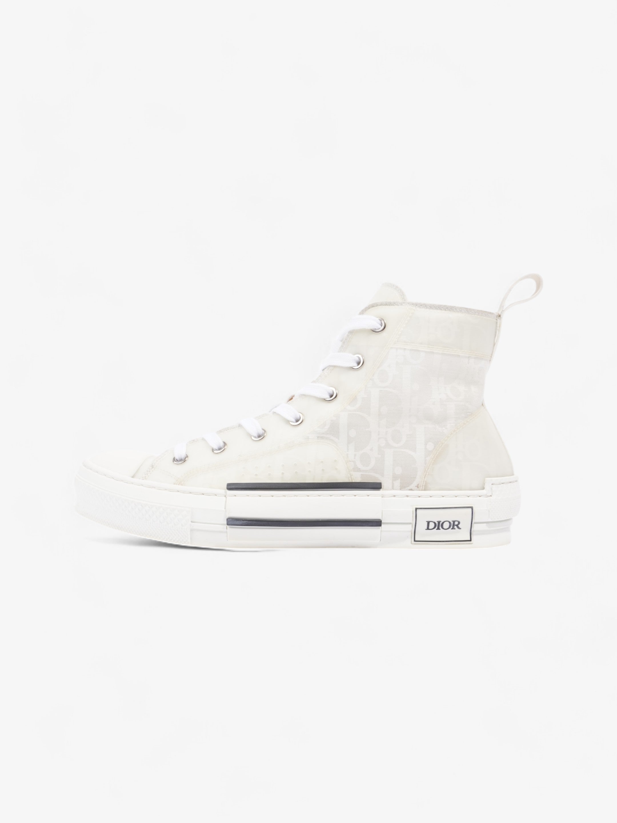 Christian Dior B23 High Top White Canvas EU 40 UK 7