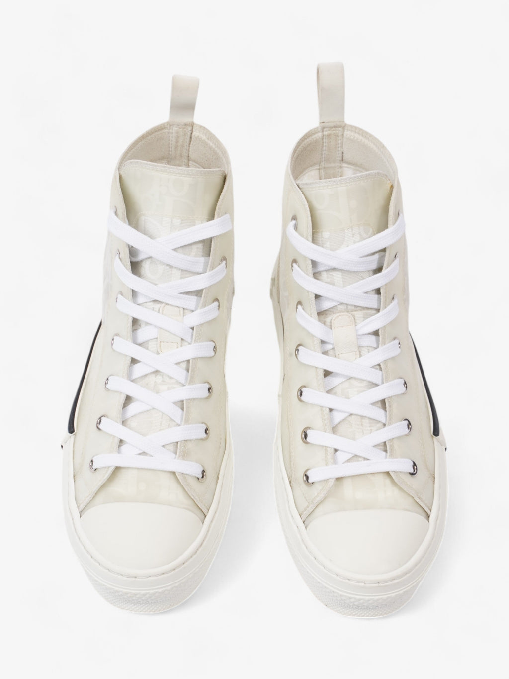 Christian Dior B23 High Top White Canvas EU 40 UK 7