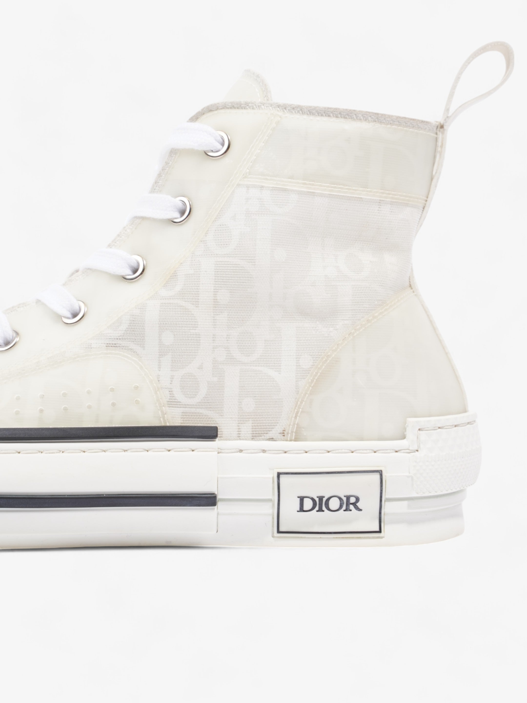 Christian Dior B23 High Top White Canvas EU 40 UK 7