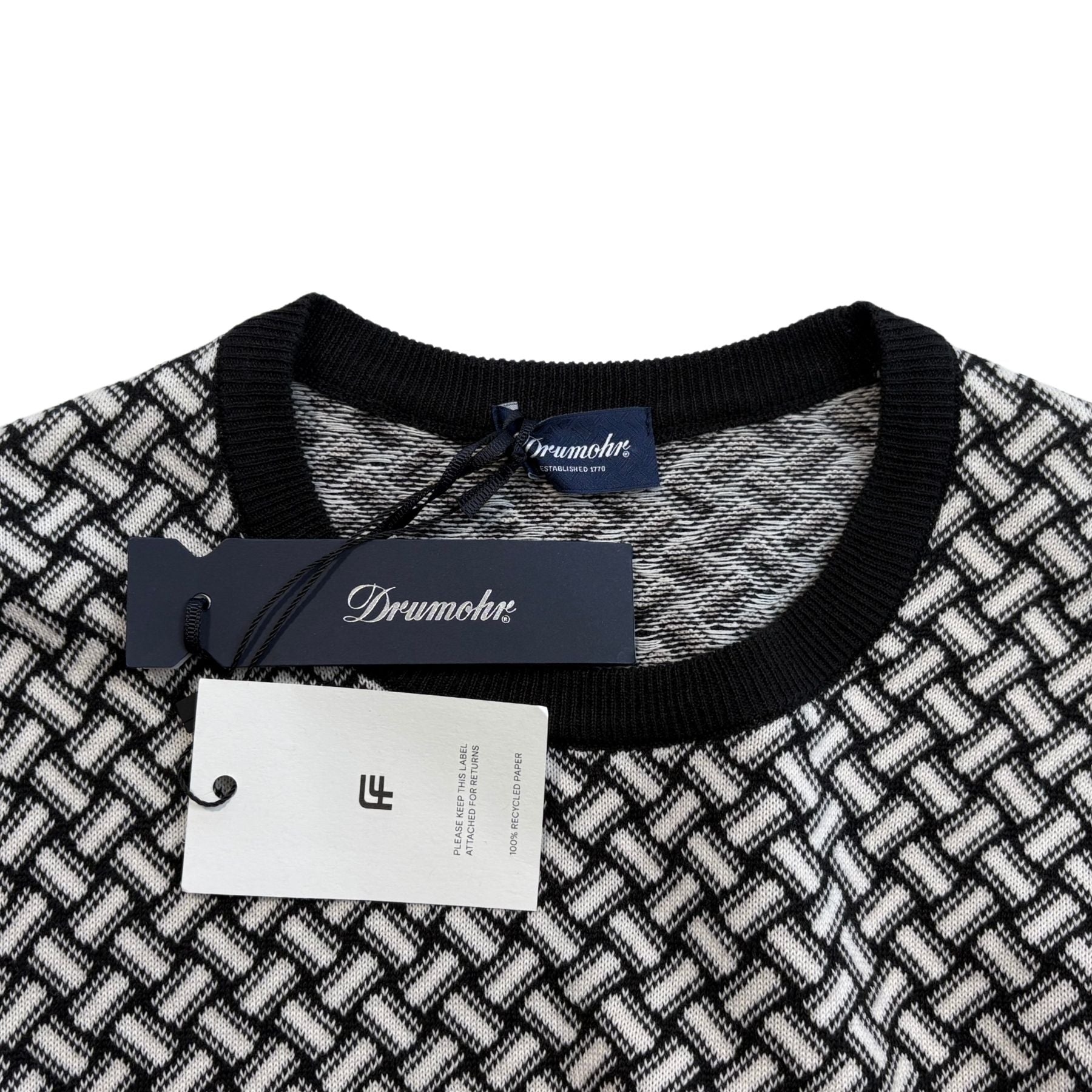 Drumohr 'Intarsia Knit' Sweater - Men's 50