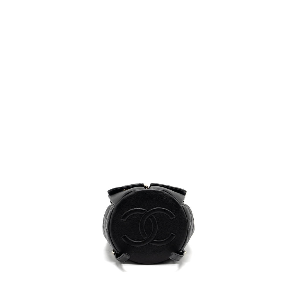 Chanel 22s mini backpack caviar black L(Microchip)