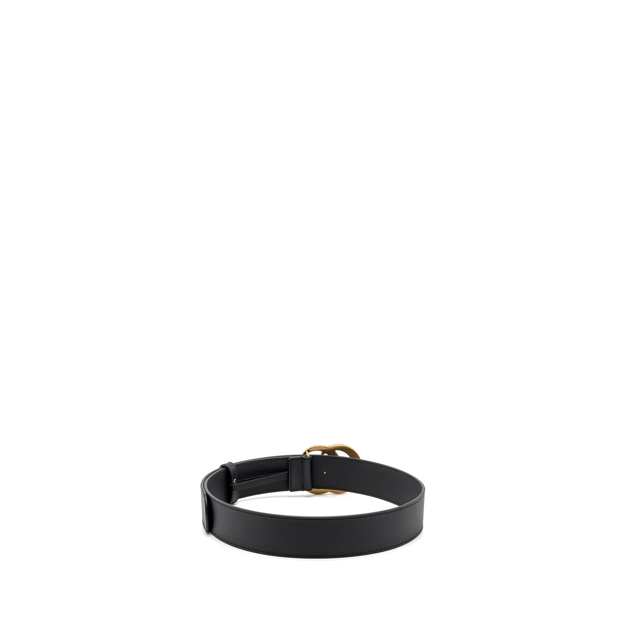 Gucci size 80 4cm width GG Marmont leather belt black