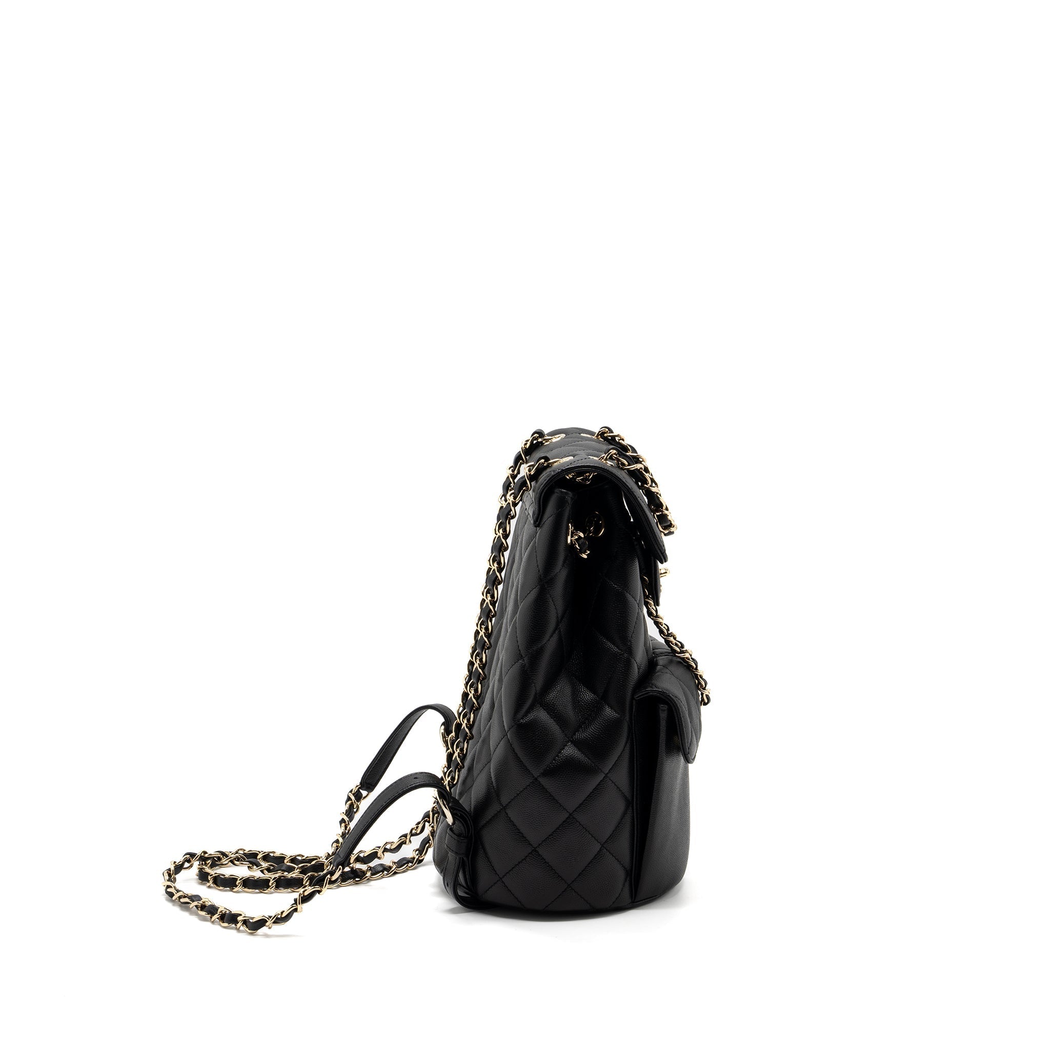 Chanel 22s mini backpack caviar black L(Microchip)