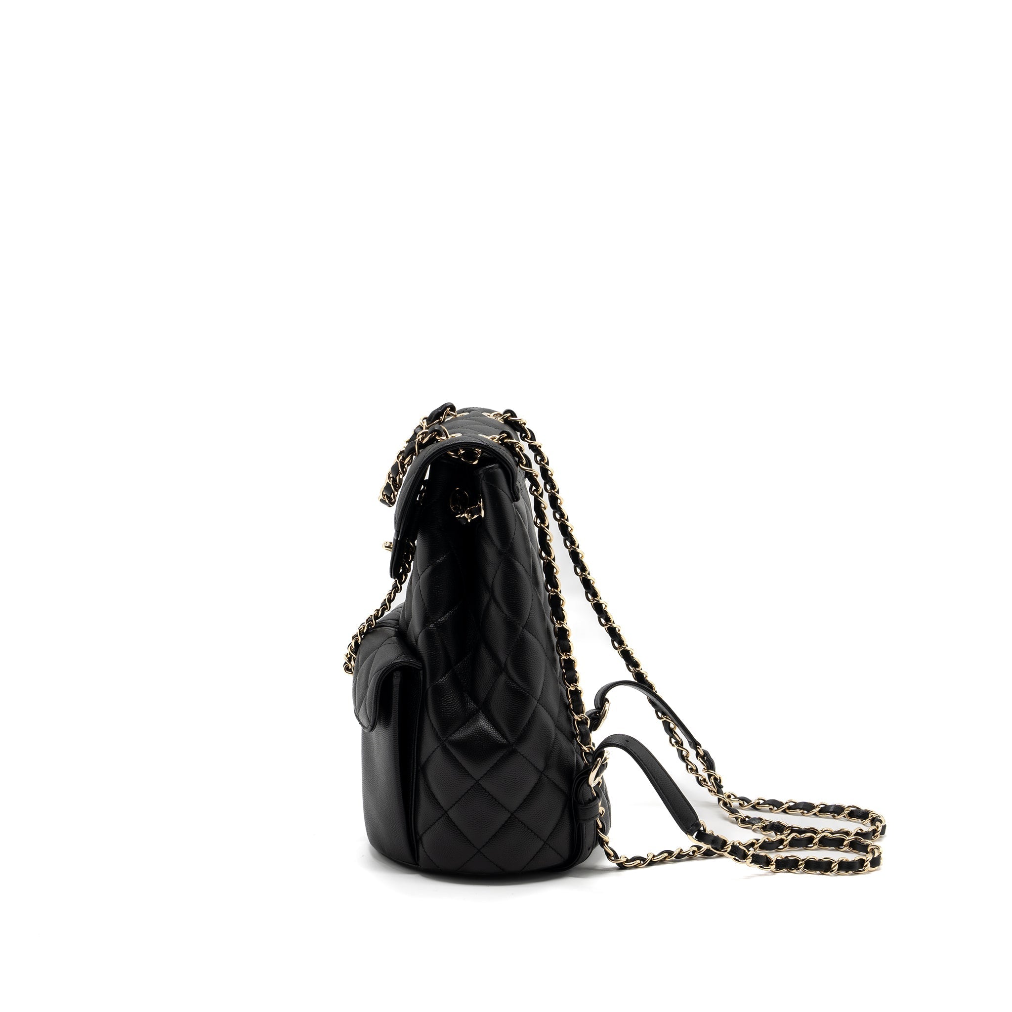 Chanel 22s mini backpack caviar black L(Microchip)