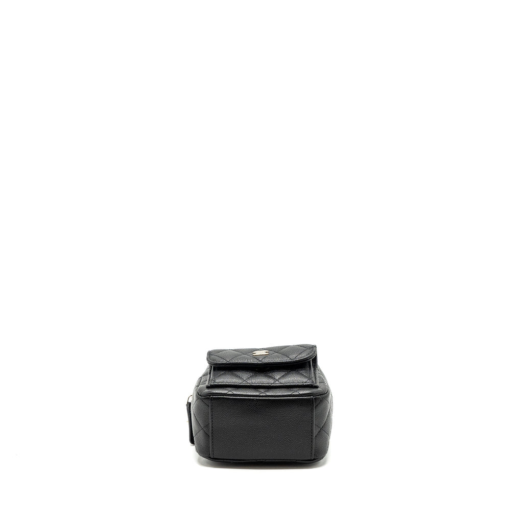 Chanel 24c Mini Backpack/Crossbody Bag Caviar Black L (Microchip)