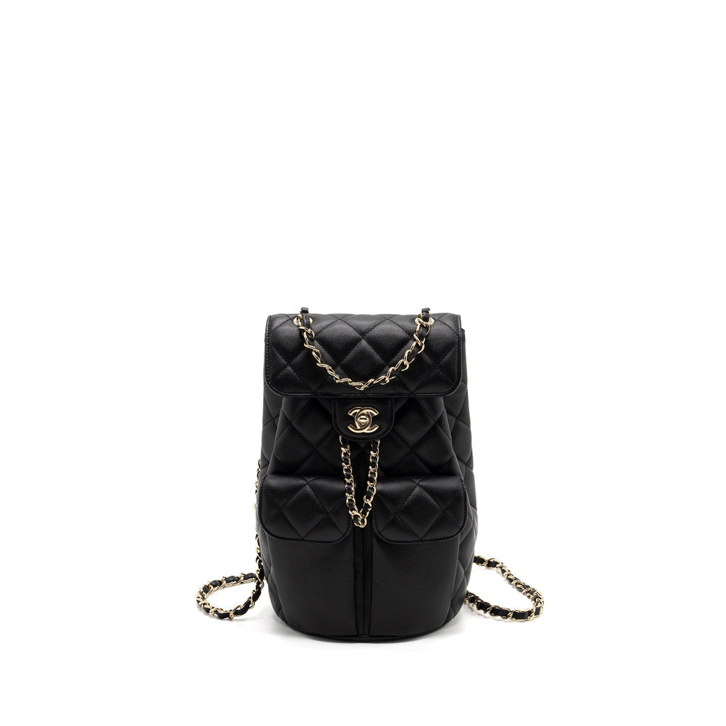Chanel 22s mini backpack caviar black L(Microchip)