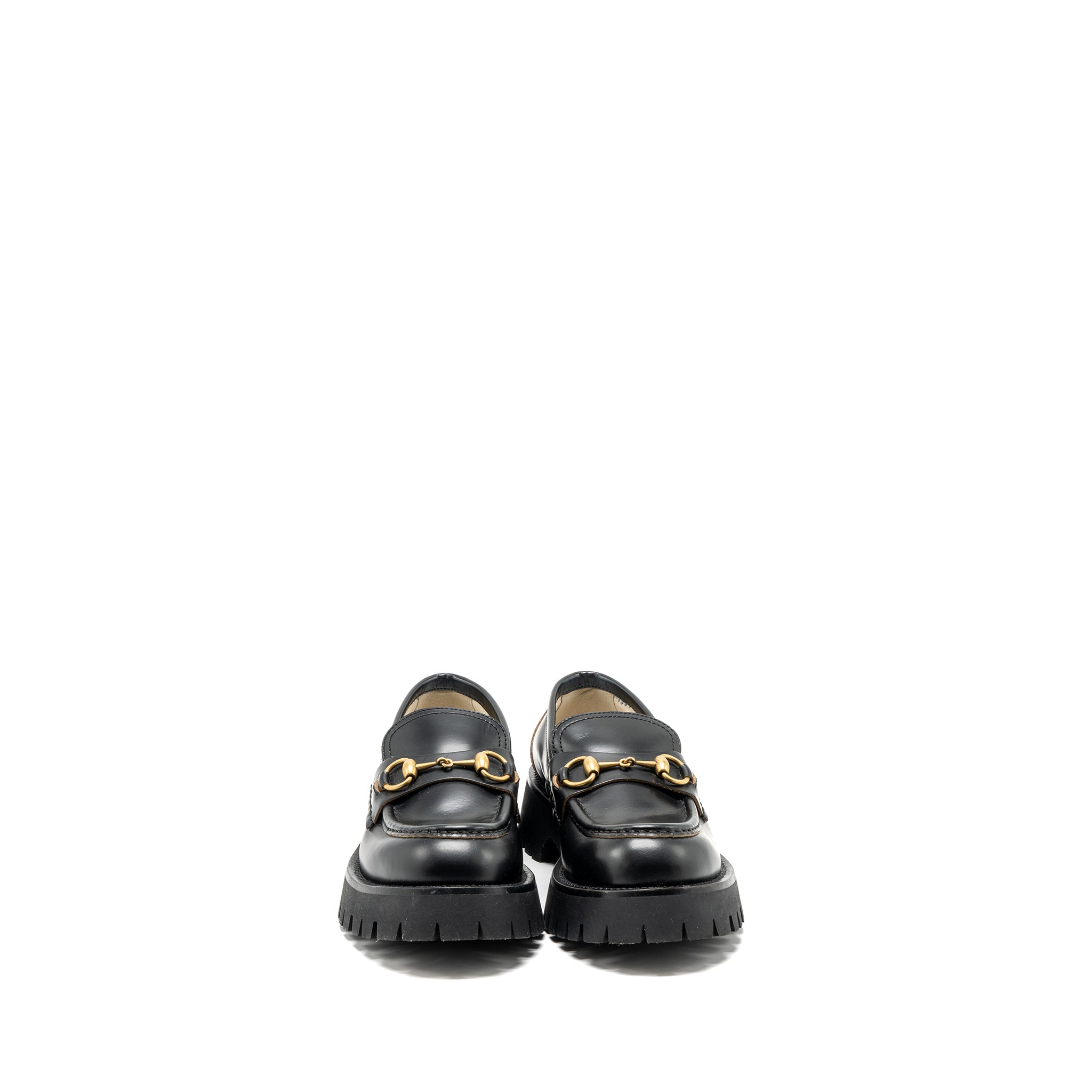 Gucci size 38 Jordan loafer calfskin black