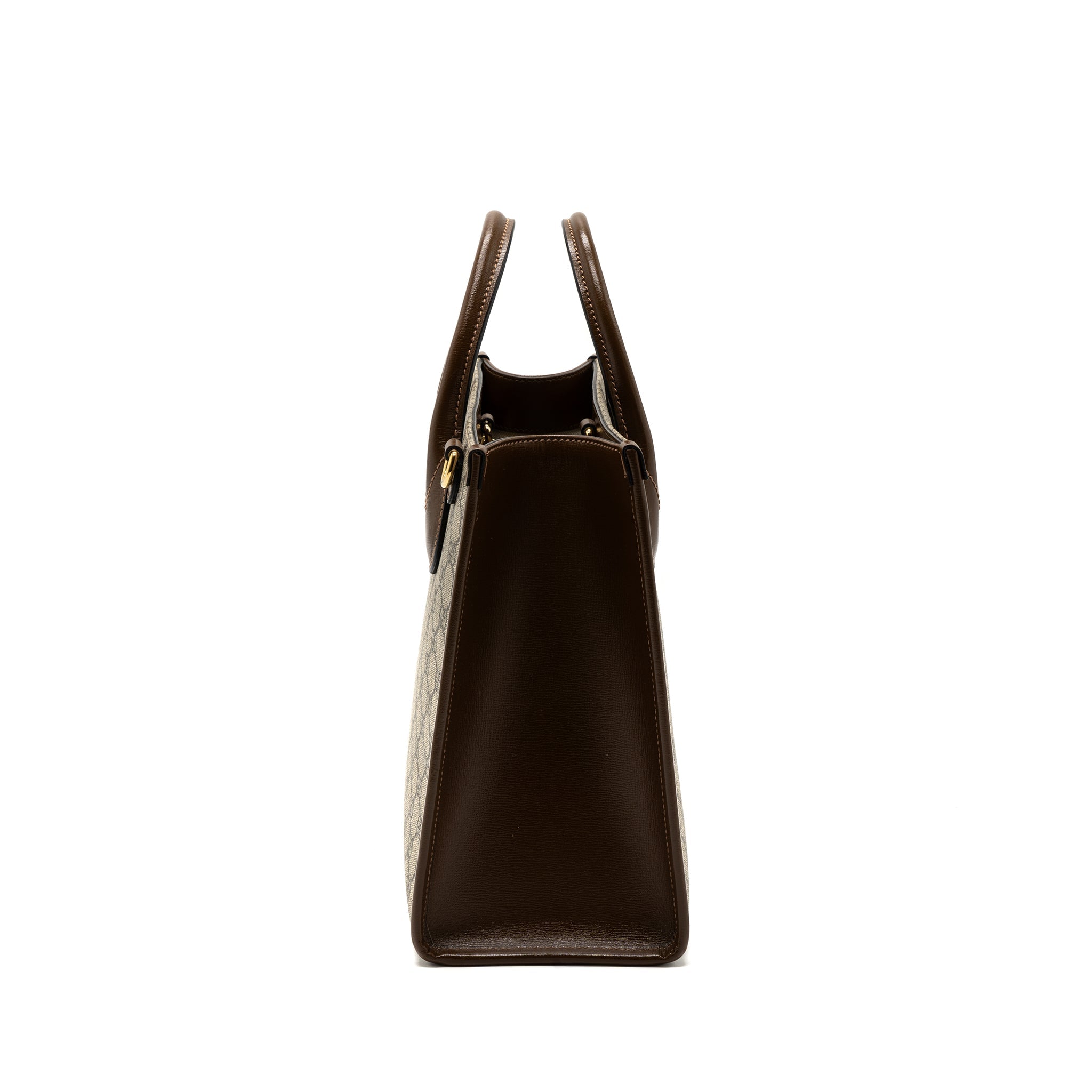 Gucci GG small tote bag GG supreme canvas / brown