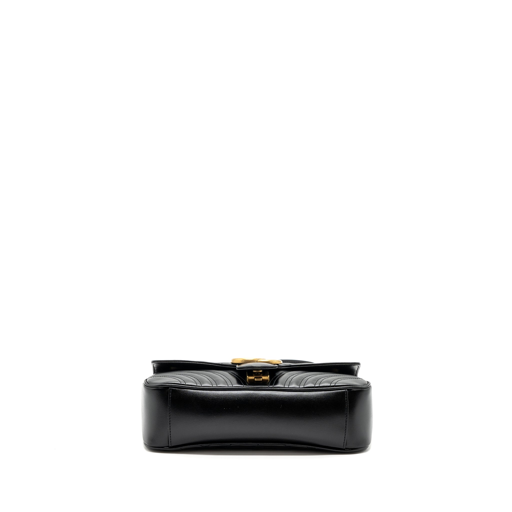 Gucci small marmont bag calfskin black