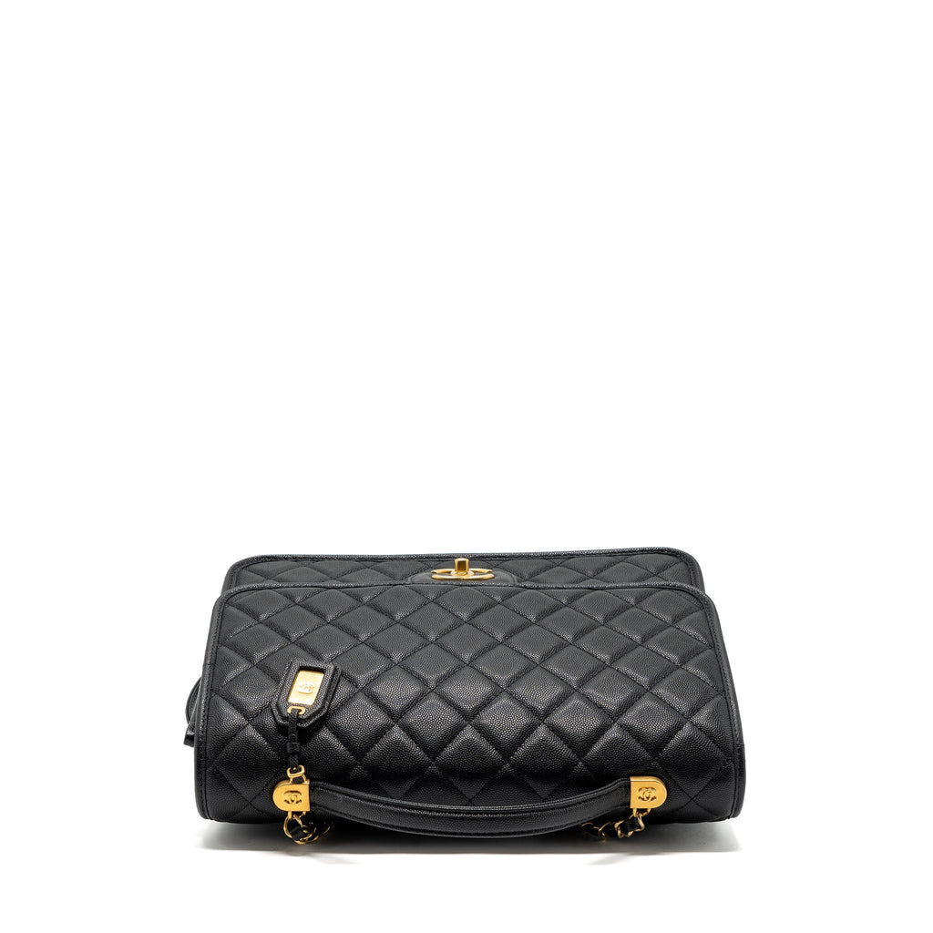 Chanel 22k Large Backpack Caviar Black (microchip)