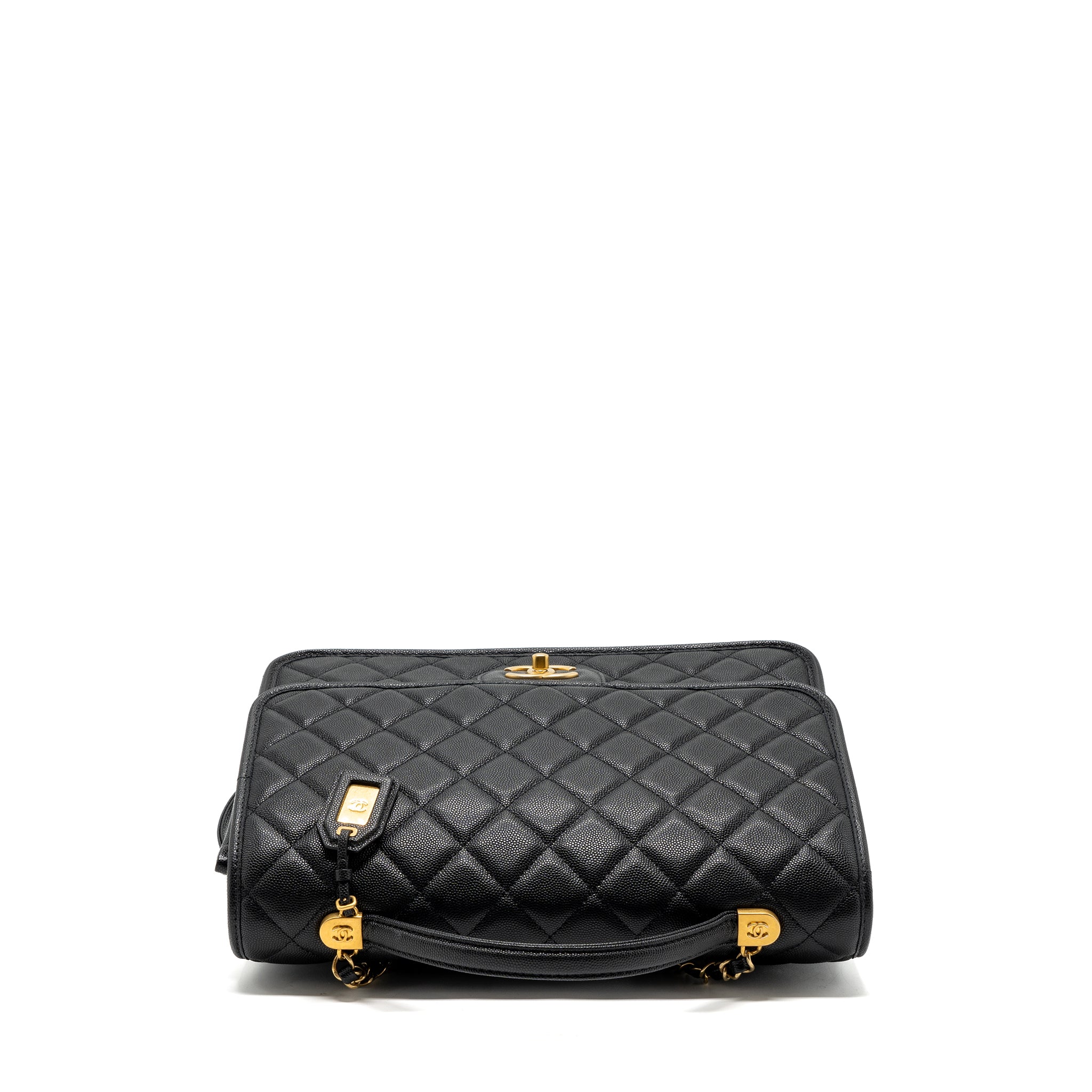 Chanel 22k Large Backpack Caviar Black (microchip)