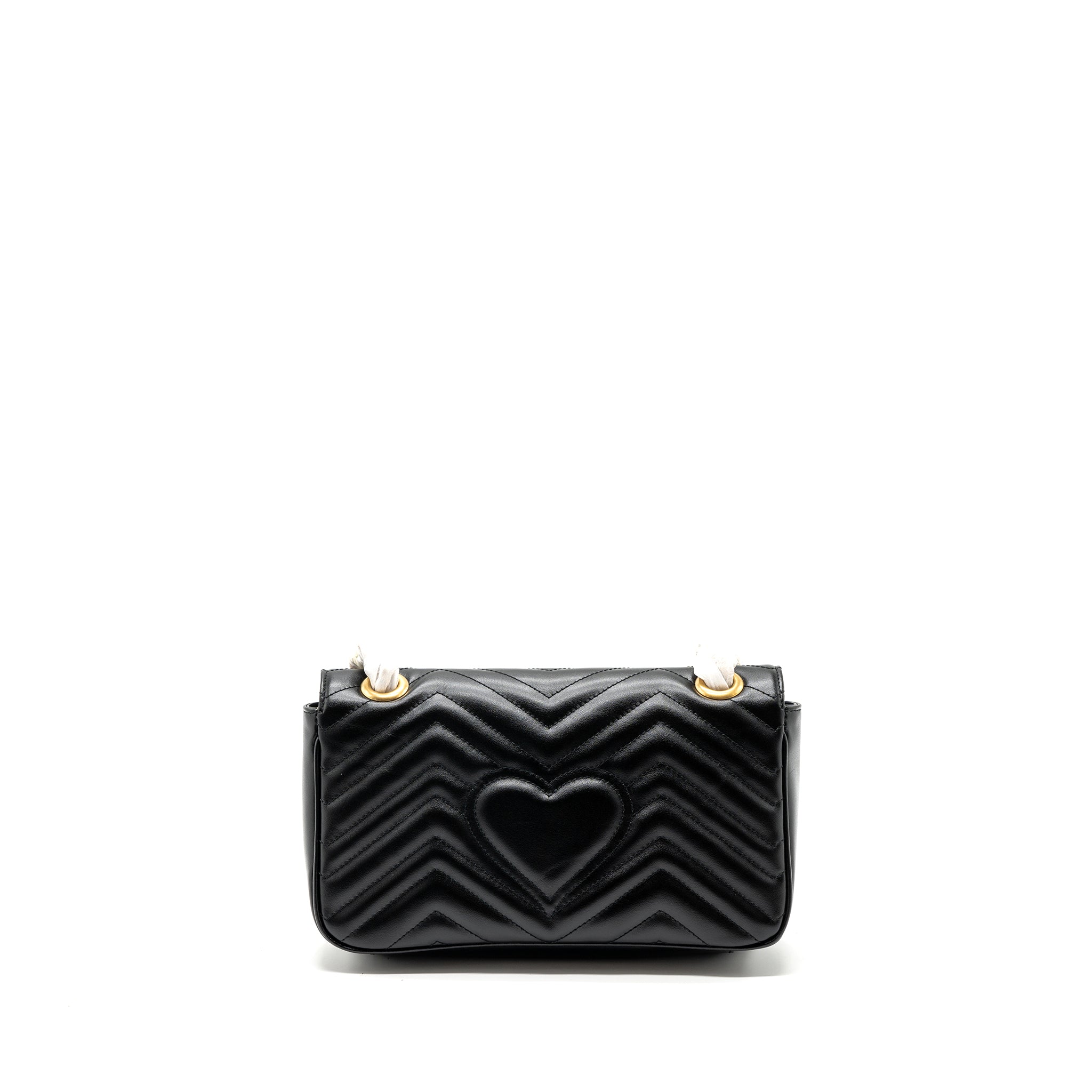 Gucci small marmont bag calfskin black