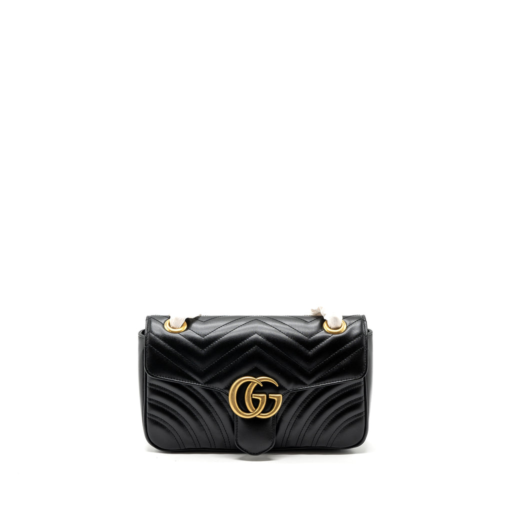 Gucci small marmont bag calfskin black