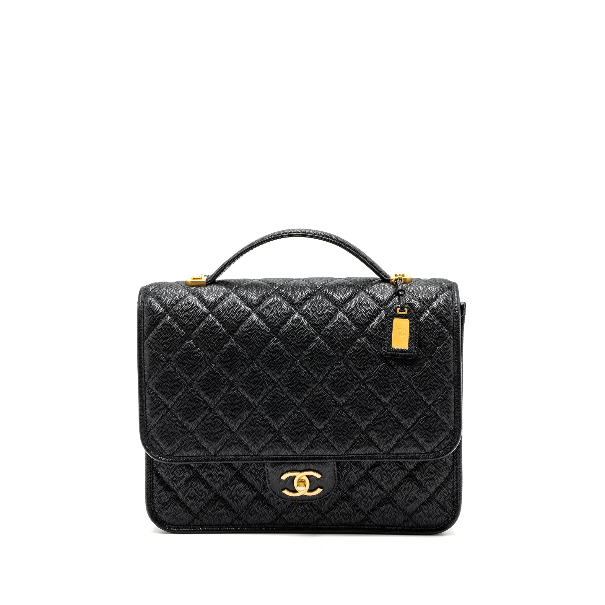 Chanel 22k Large Backpack Caviar Black (microchip)