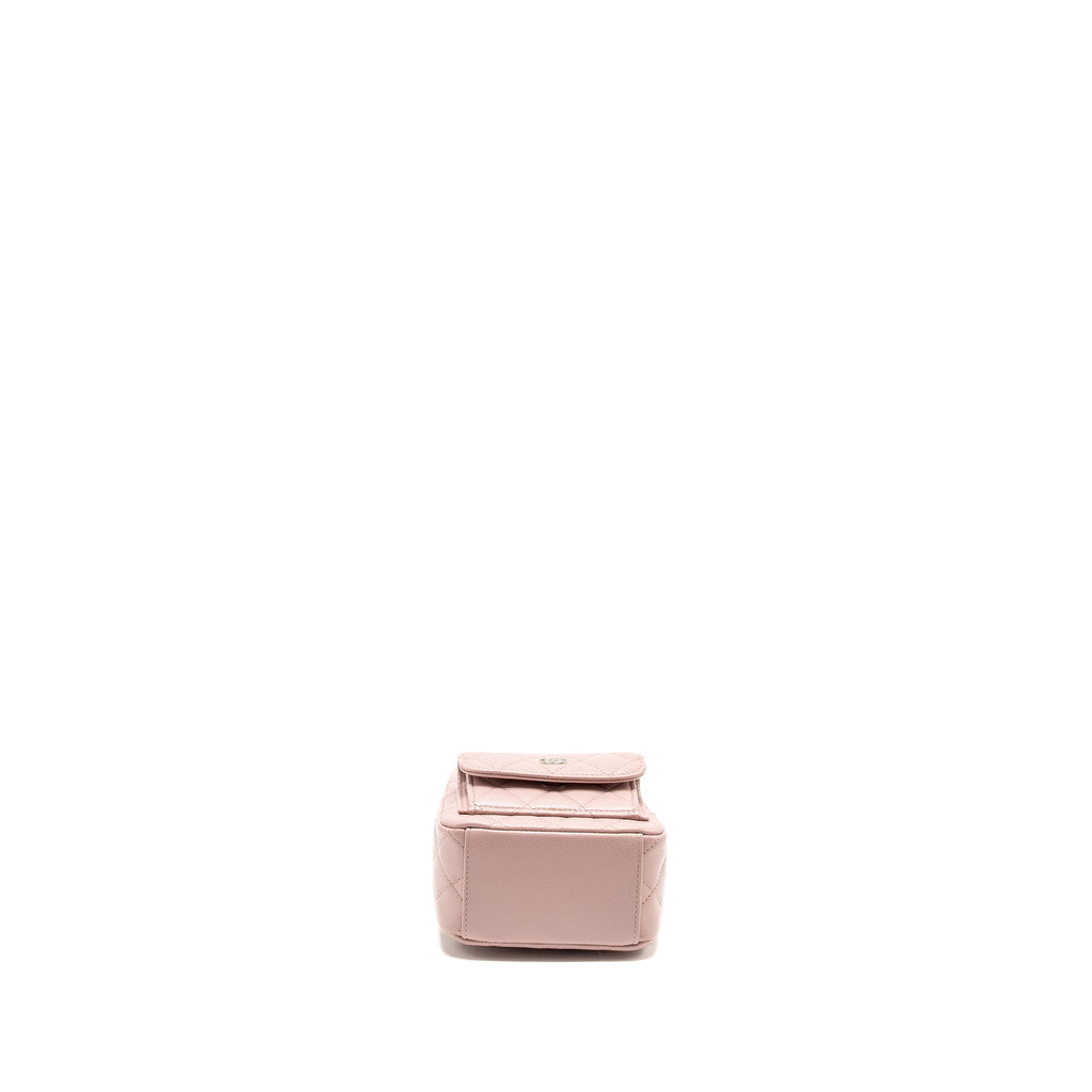 Chanel 24P Classic mini Backpack Caviar Light Pink  (Microchip)