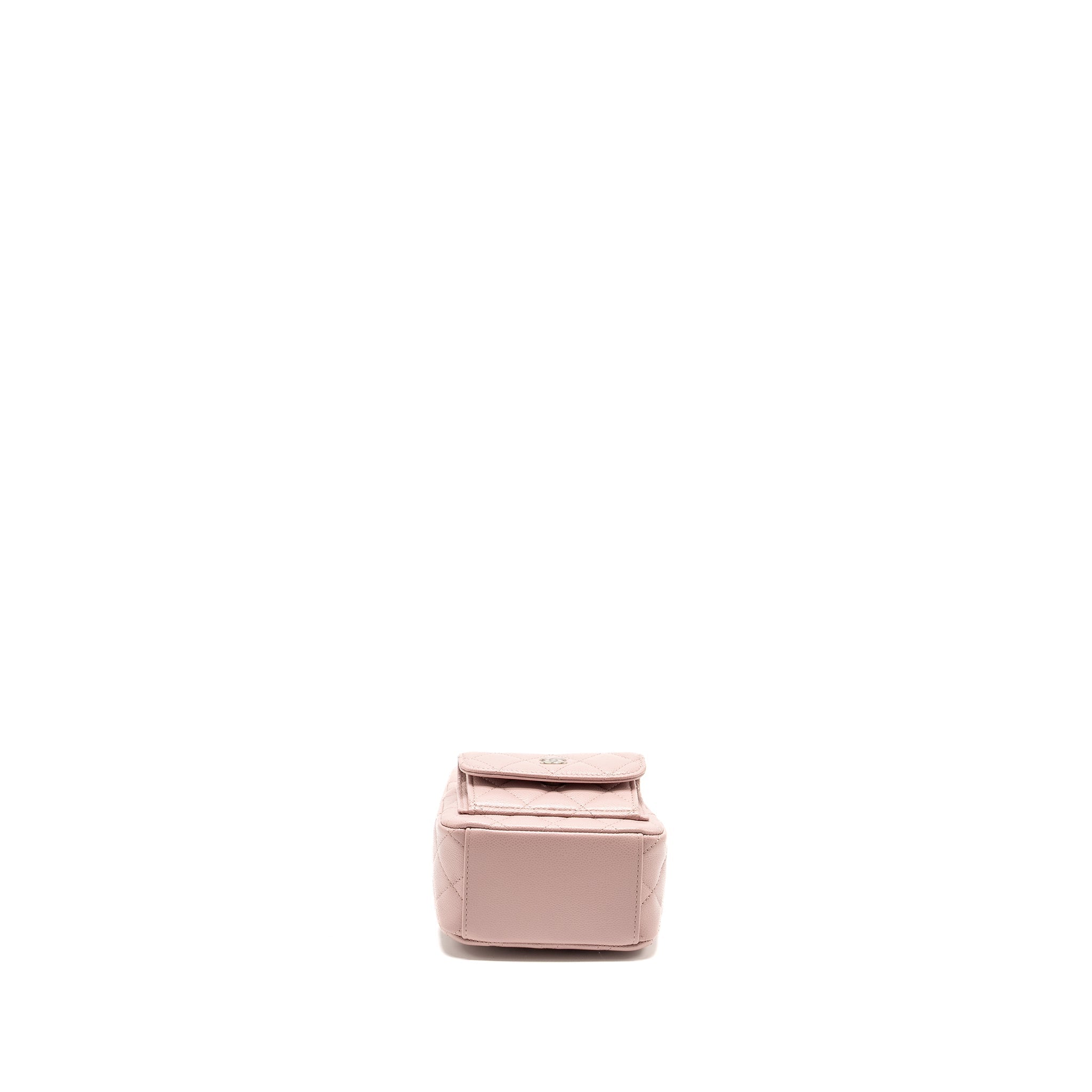 Chanel 24P Classic mini Backpack Caviar Light Pink  (Microchip)