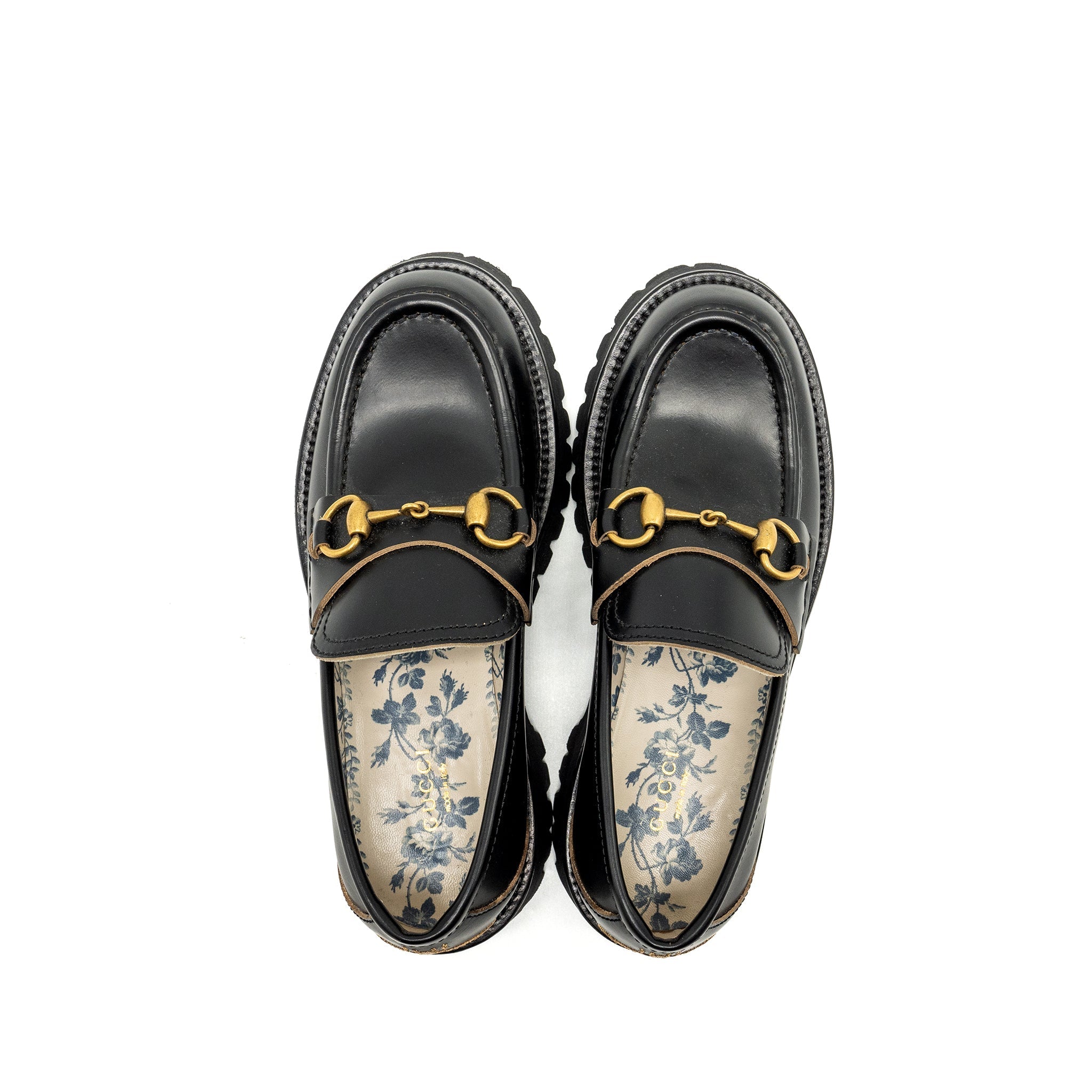 Gucci Size 37 Jordan Loafer Calfskin Black