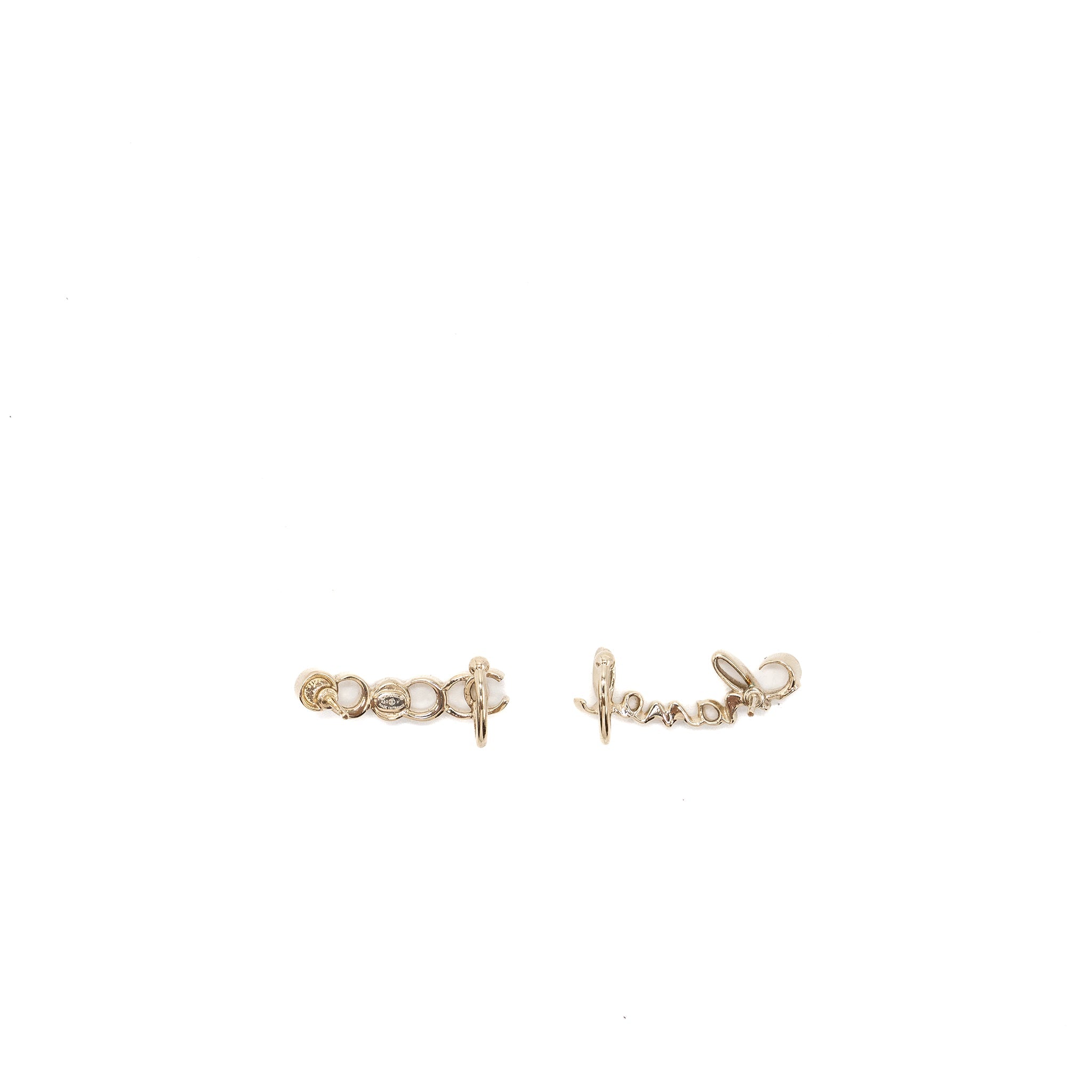 Chanel Coco/ Chanel Letter Earrings L