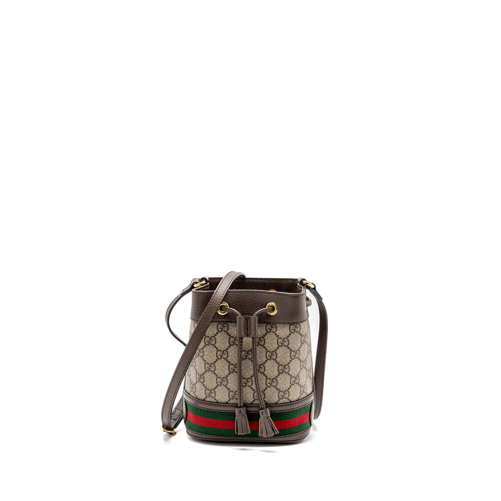 Gucci Ophidia Bucket Bag GG Supreme Canvas