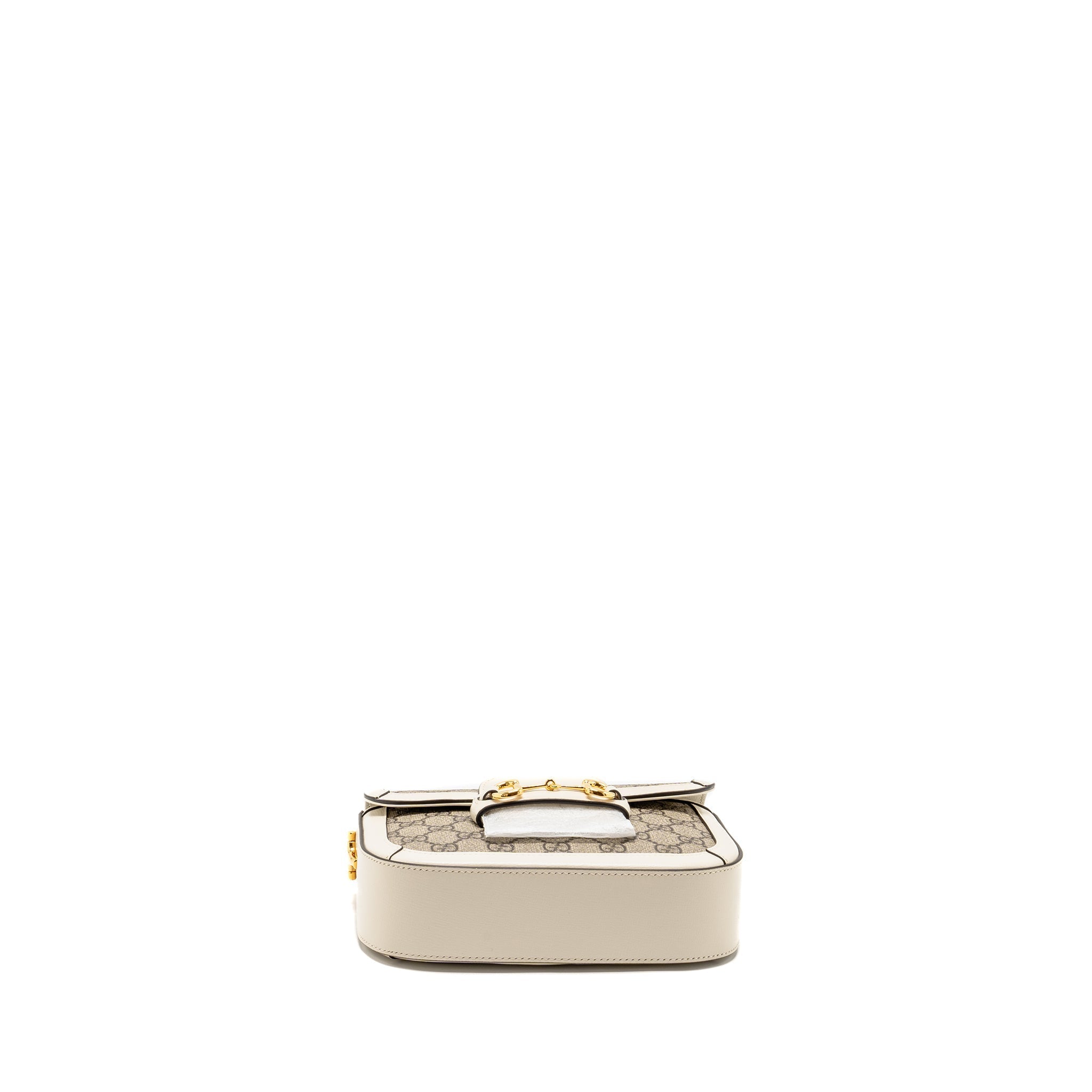 Gucci Mini Horsebit 1955 Bag GG Supreme Canvas/Leather White/Multicolour