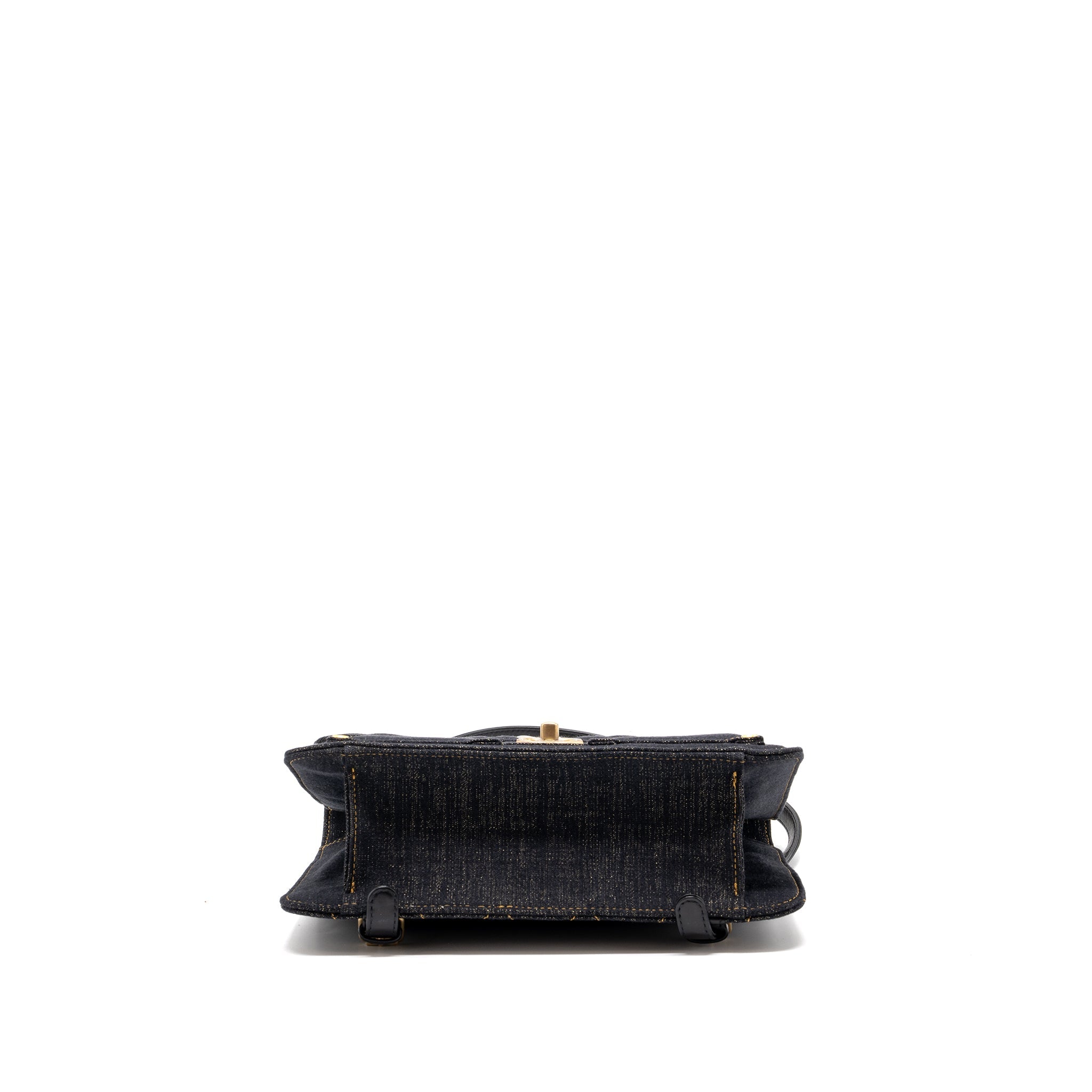 Chanel 23S flap backpack denim dark blue Brushed  (microchip)