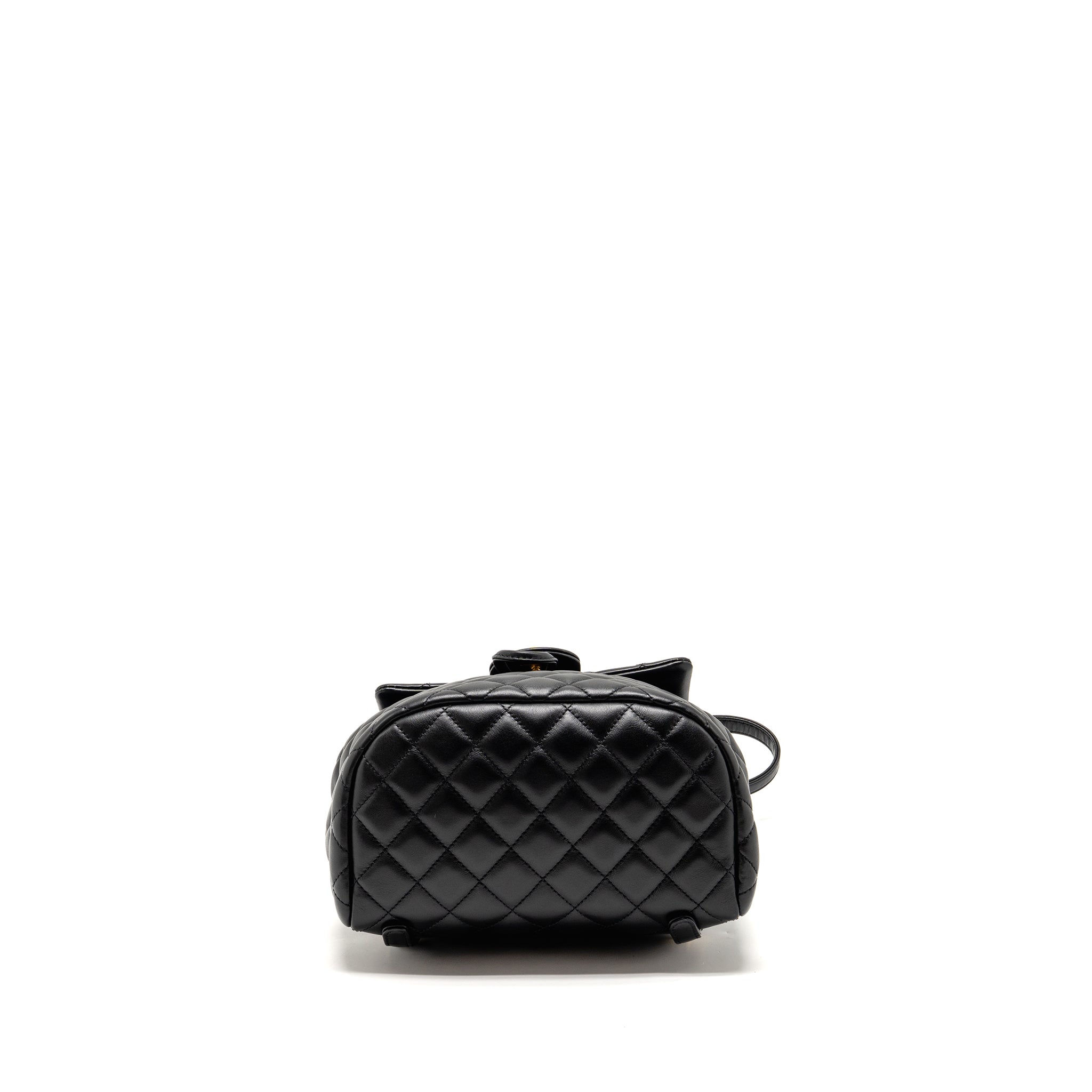 Chanel Urban Spirit Flap Backpack Lambskin Black