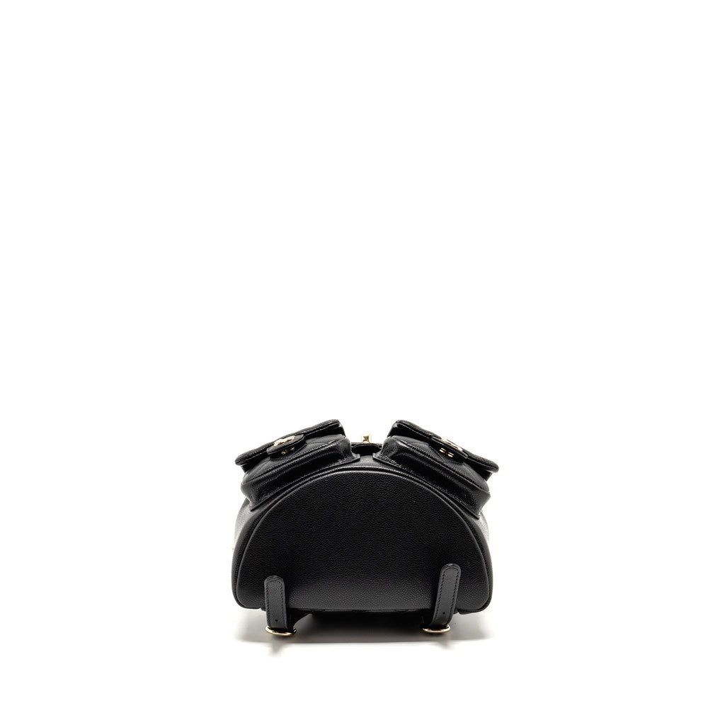 Chanel Triple Pack Duma Backpack Caviar Black L (Microchip)